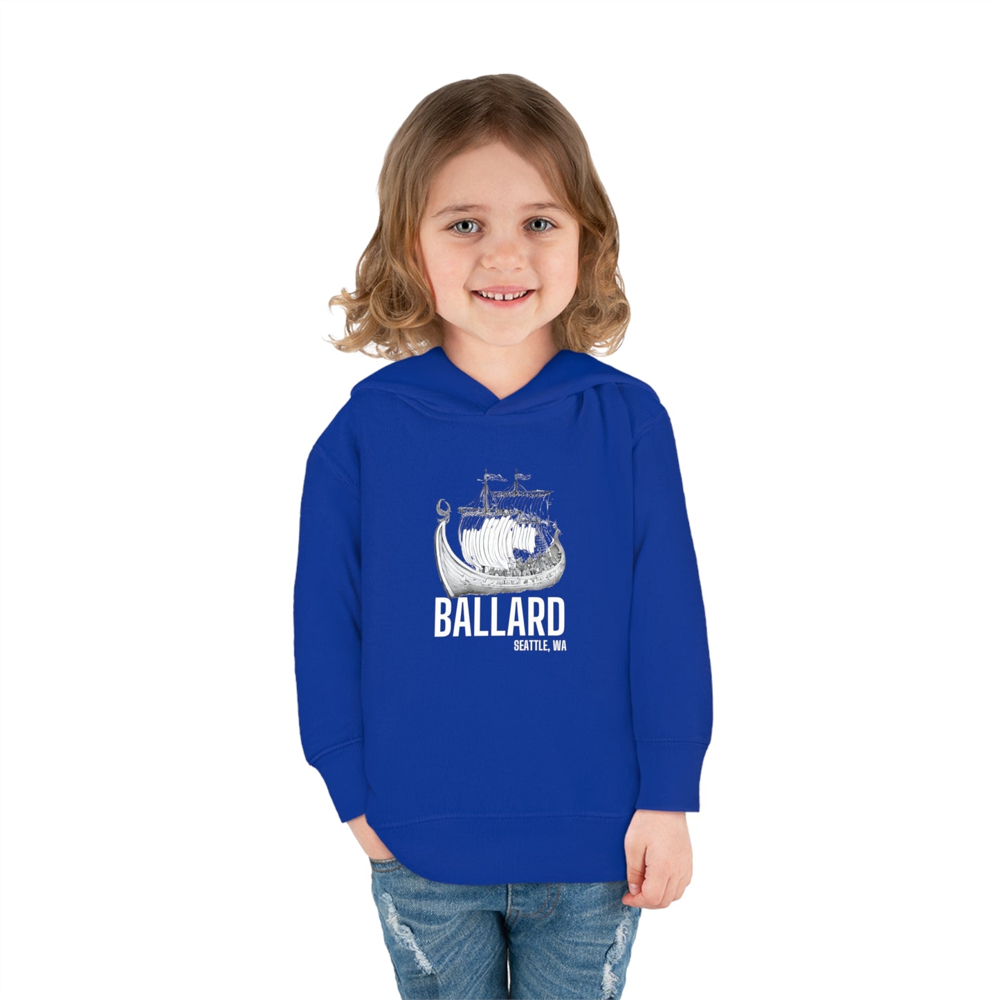 Ballard Seattle Toddler Pullover Fleece Hoodie