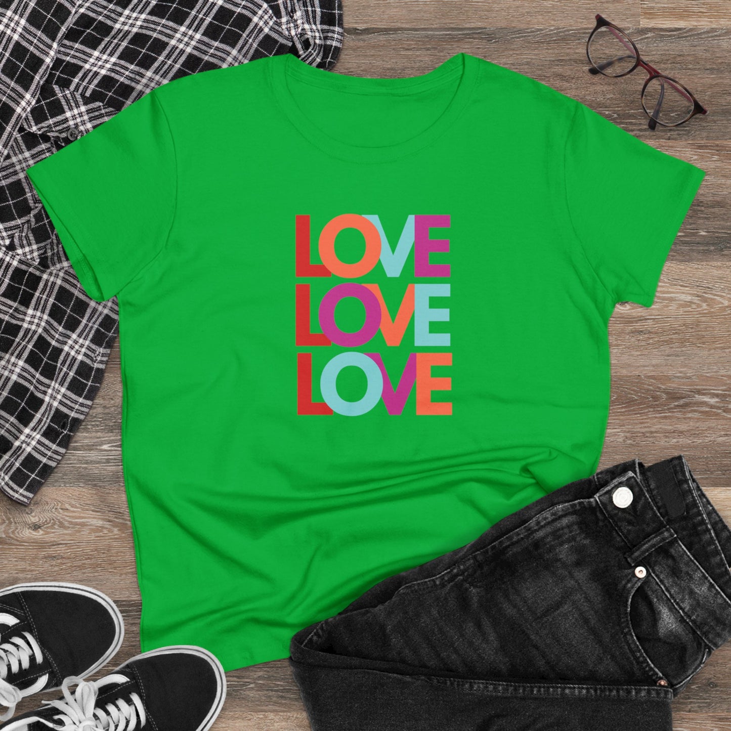 Love Women's Midweight Cotton Tee