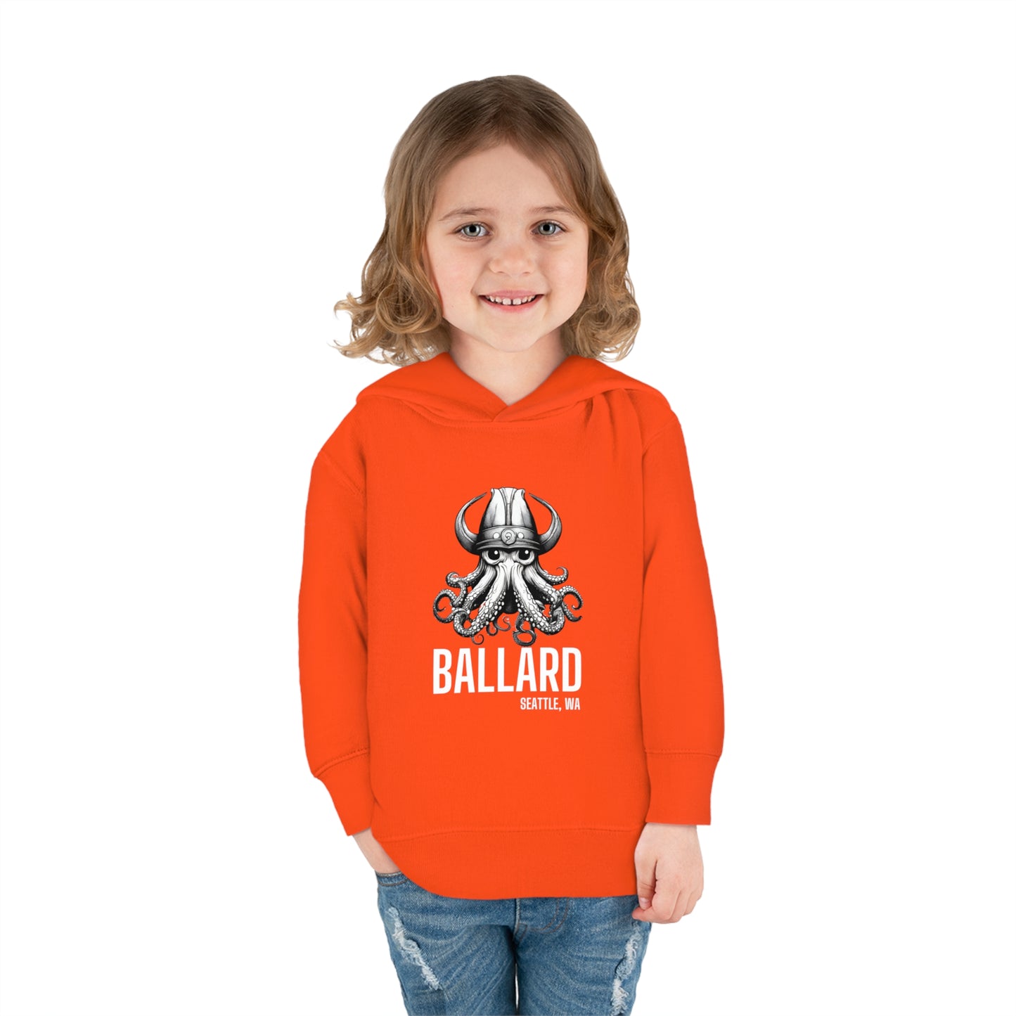 Ballard Octopus Toddler Pullover Fleece Hoodie