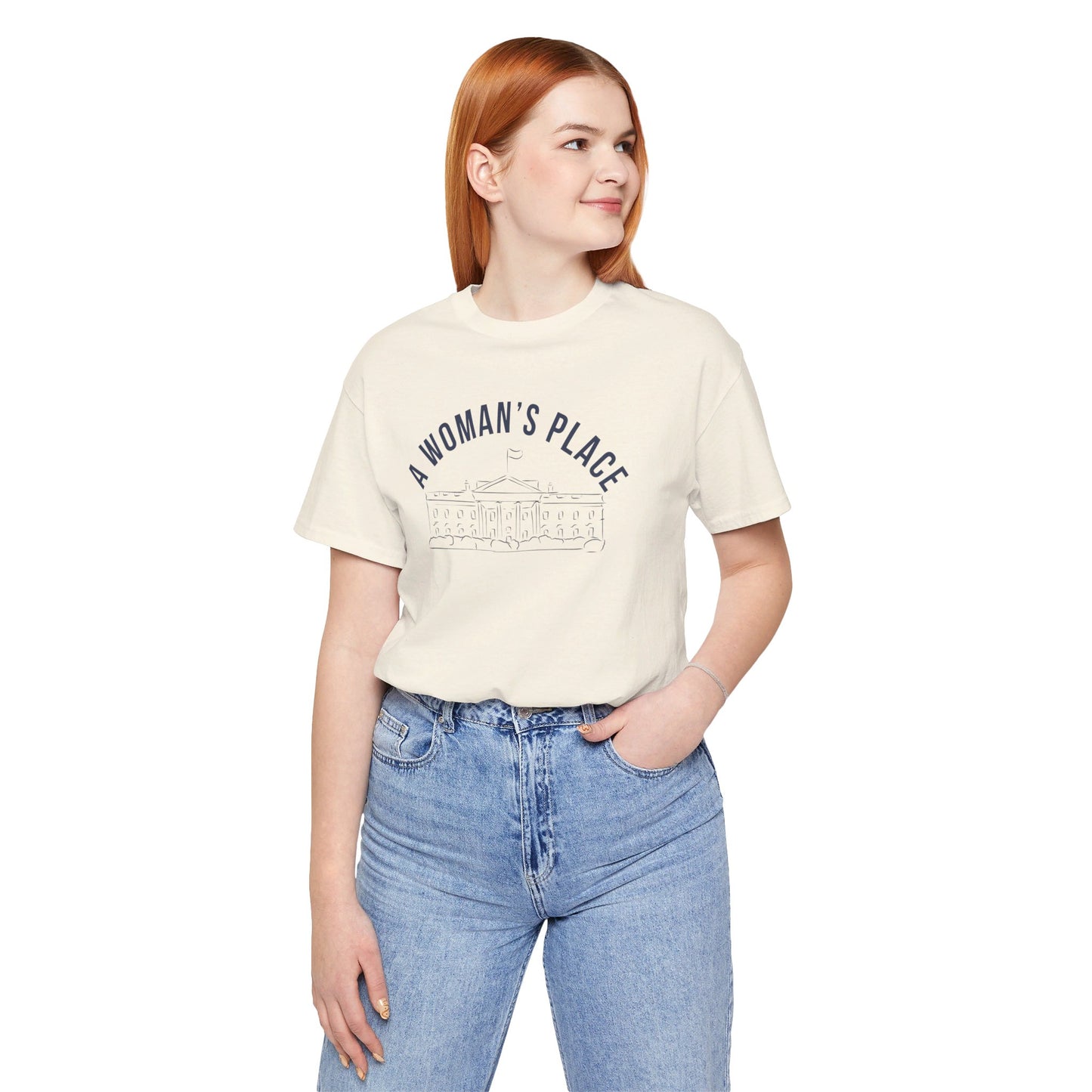 A Woman’s Place Jersey Short Sleeve Tee