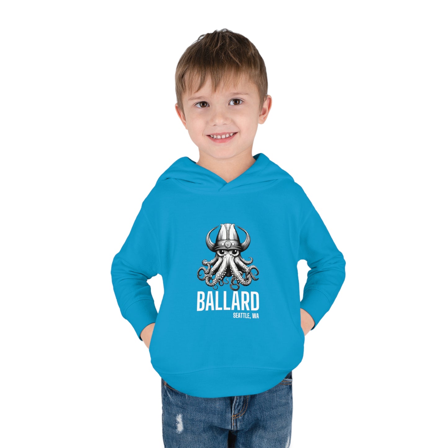 Ballard Octopus Toddler Pullover Fleece Hoodie