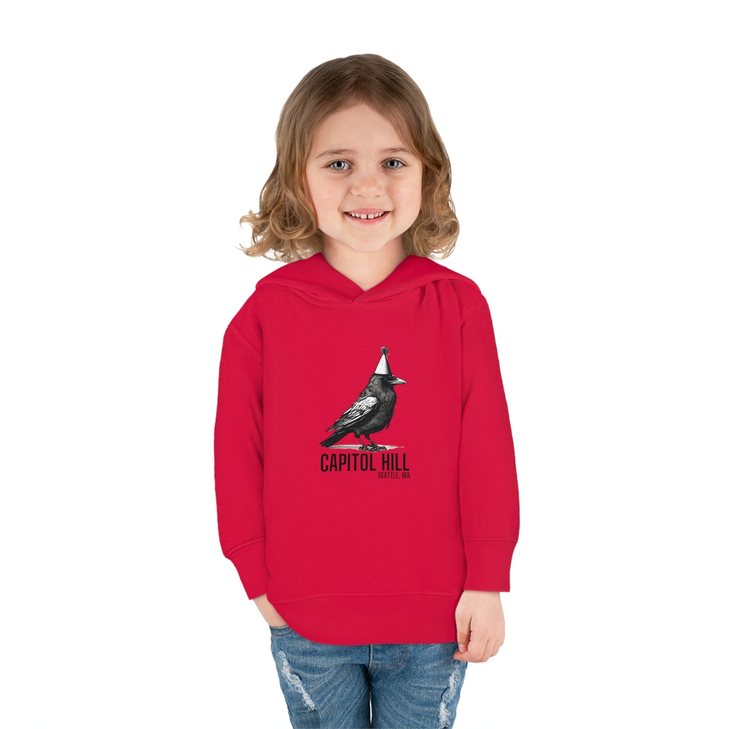 Capitol Hill Seattle Toddler Pullover Fleece Hoodie