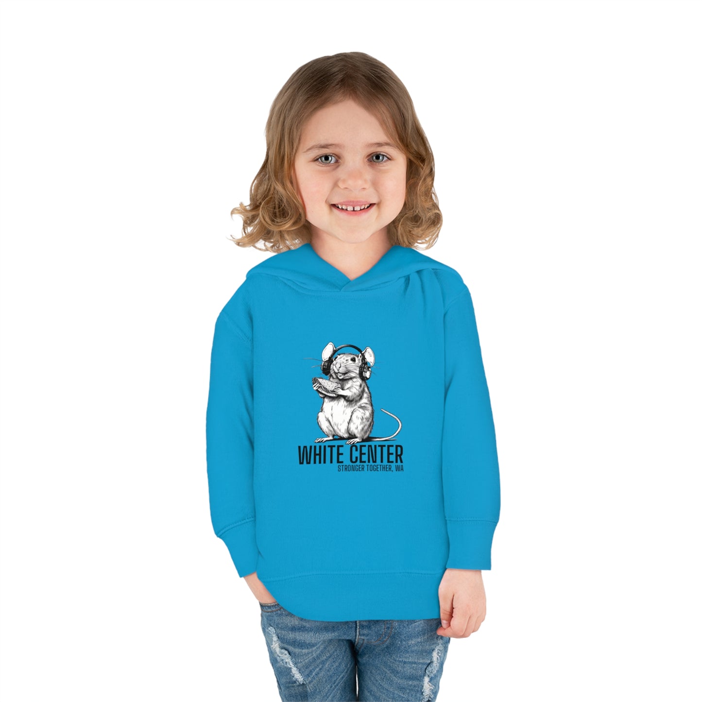 White Center, WA Toddler Pullover Fleece Hoodie