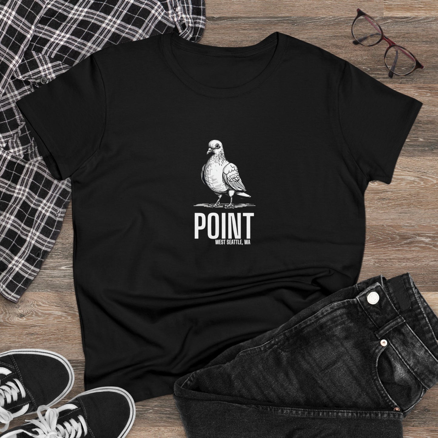 Pigeon Point Women's Midweight Cotton Tee