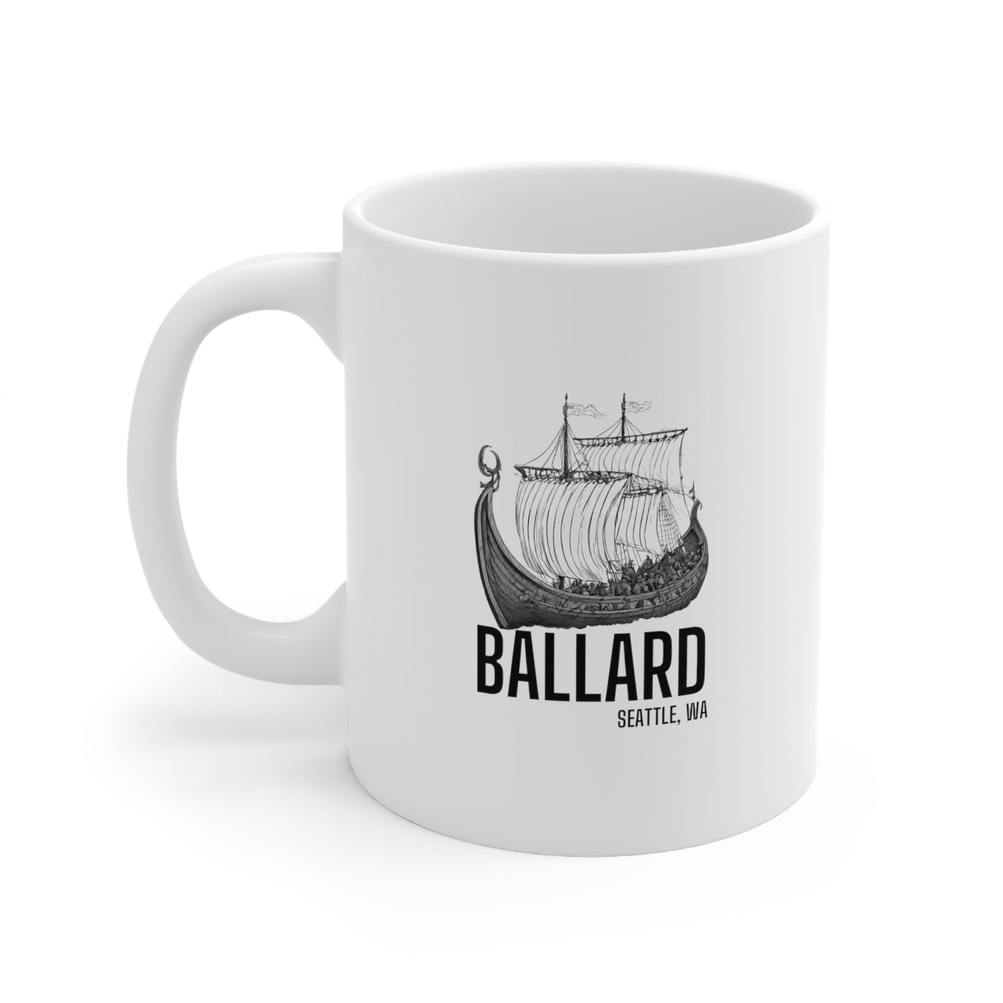 Ballard Seattle Ceramic Mug 11oz