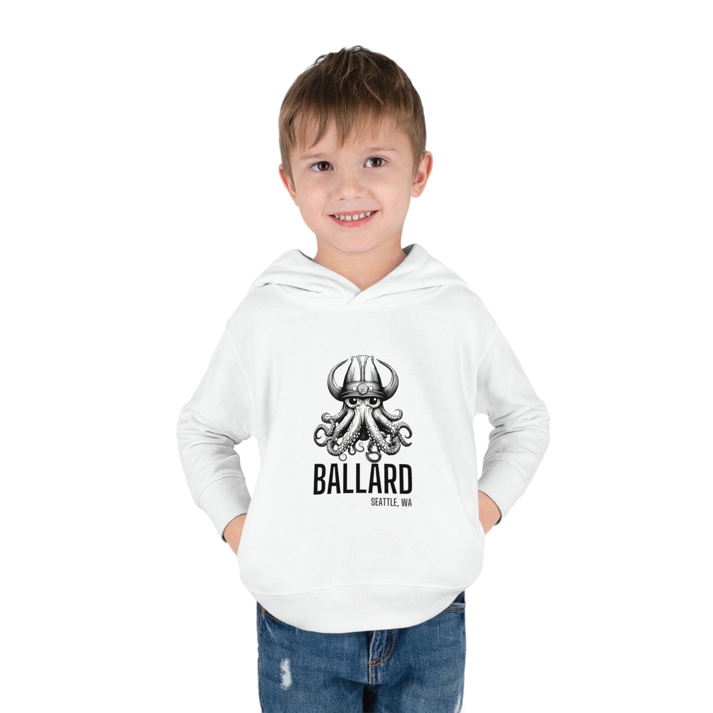 Ballard Octopus Toddler Pullover Fleece Hoodie