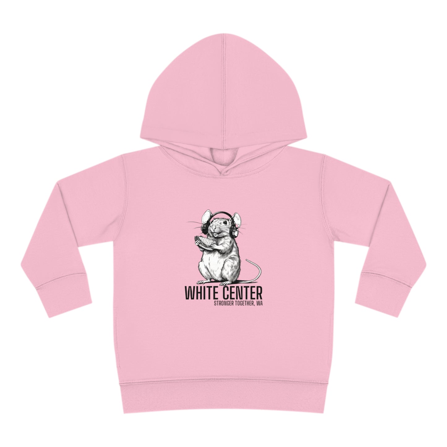 White Center, WA Toddler Pullover Fleece Hoodie