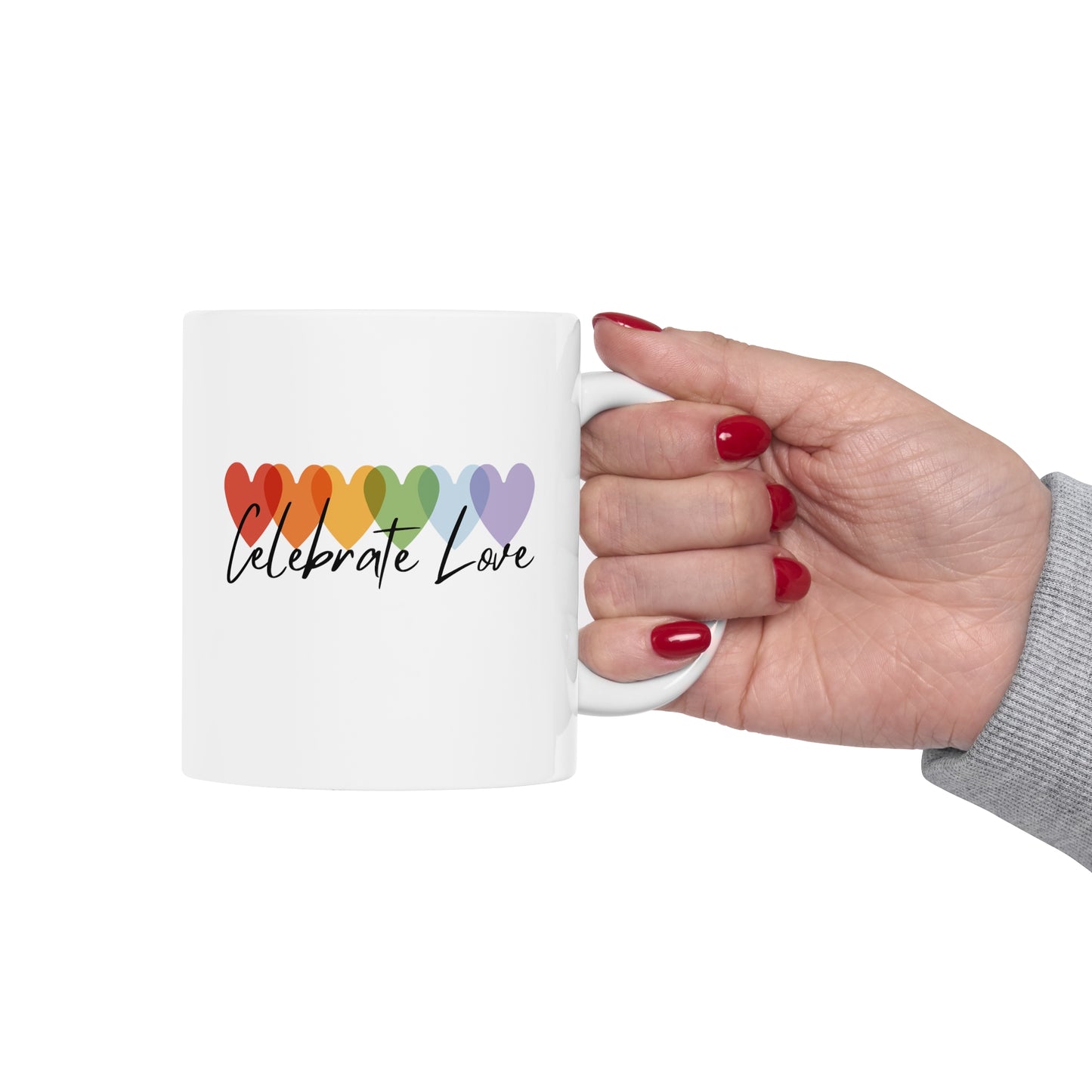 Celebrate Love Ceramic Mug 11oz