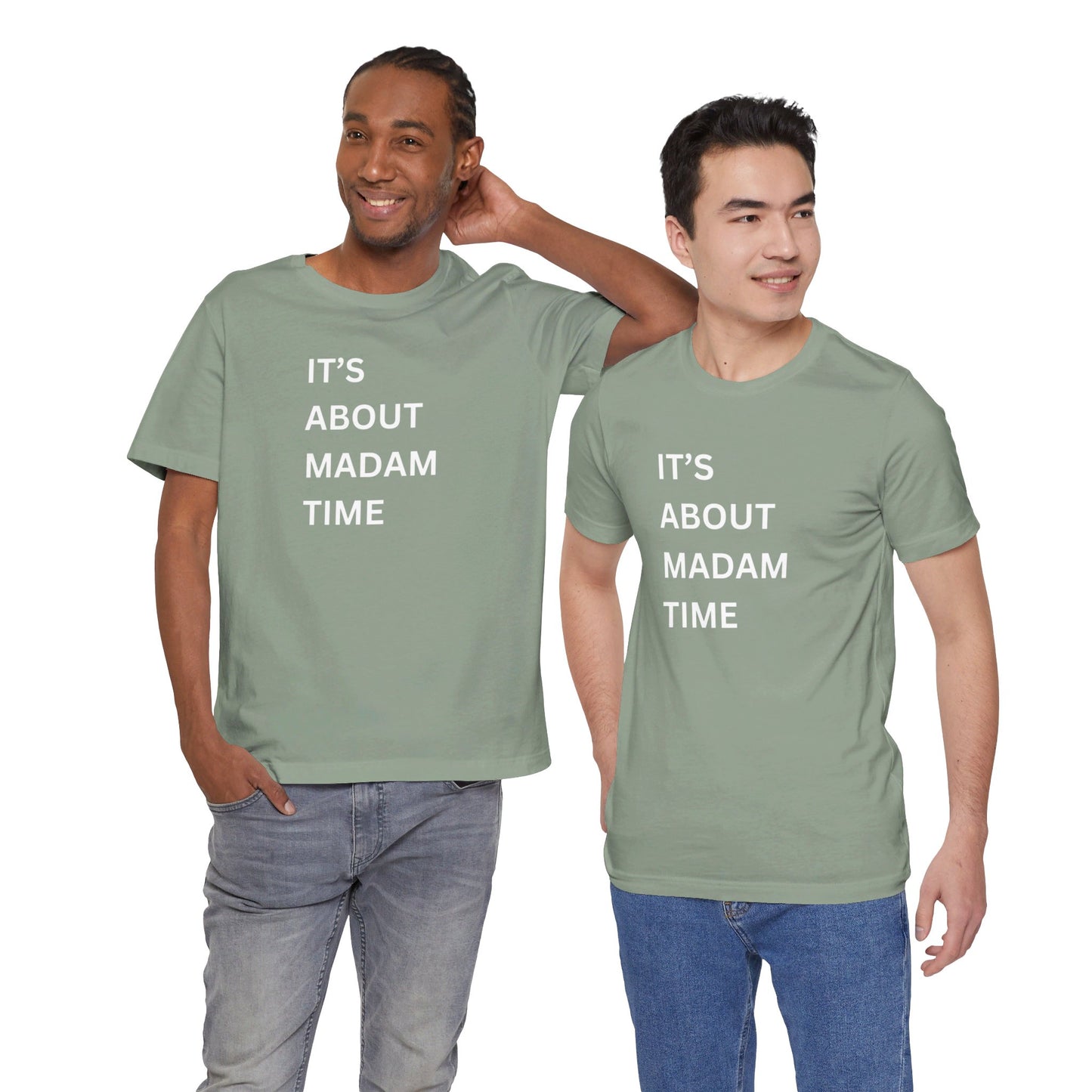 It’s About Madam Time Jersey Short Sleeve Tee