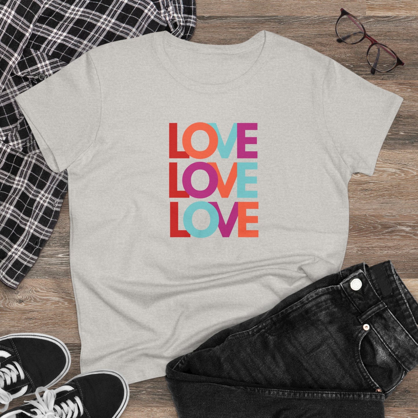 Love Women's Midweight Cotton Tee