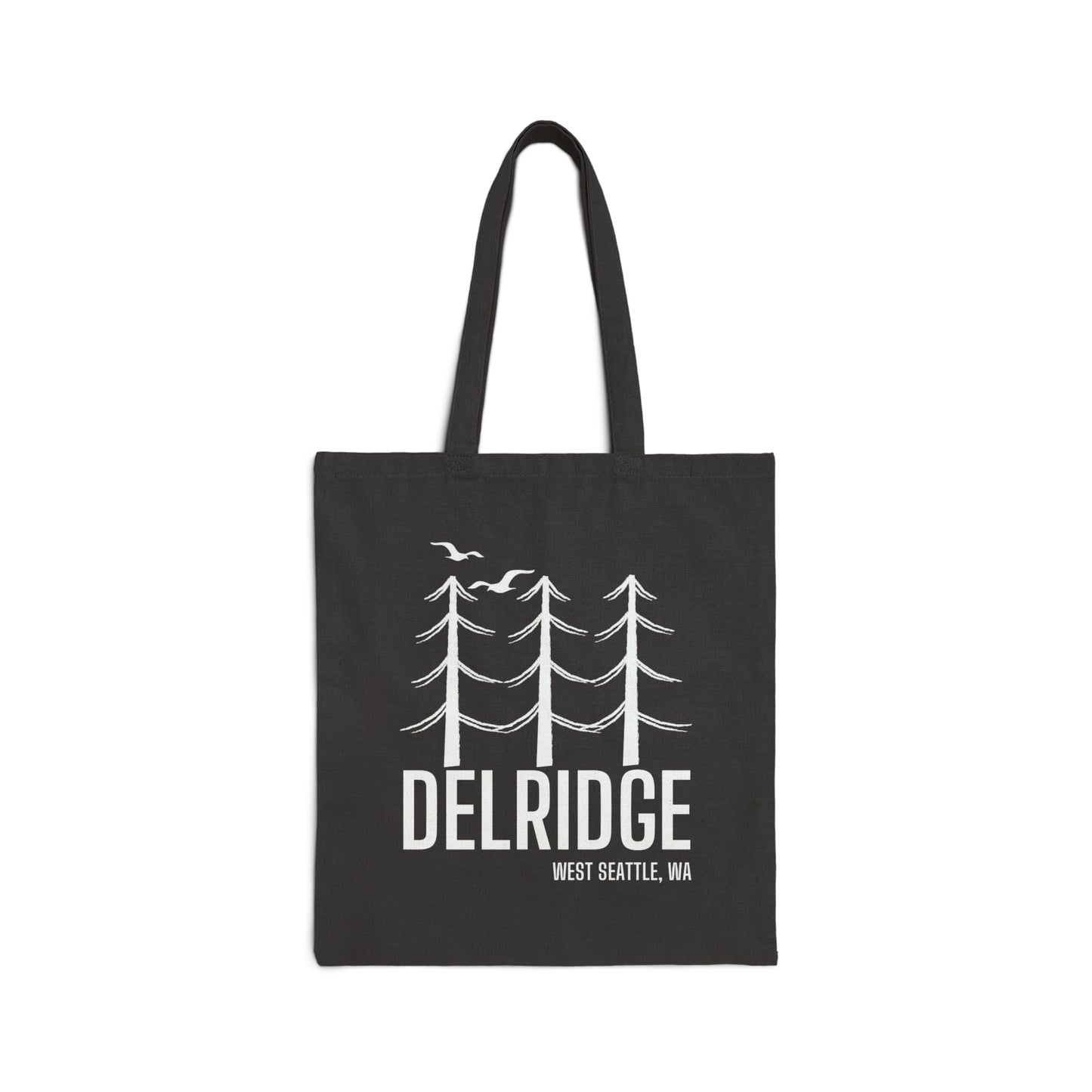 Delridge West Seattle Cotton Canvas Tote Bag