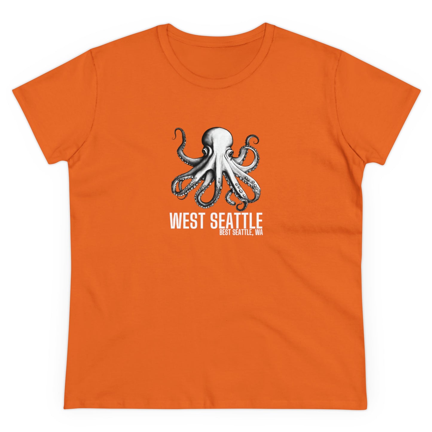 West Seattle Best Seattle Women's Midweight Cotton Tee