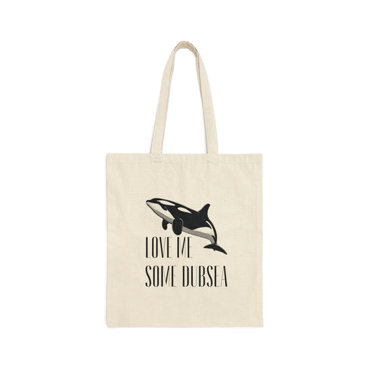 Love Me Some DubSea Cotton Canvas Tote Bag