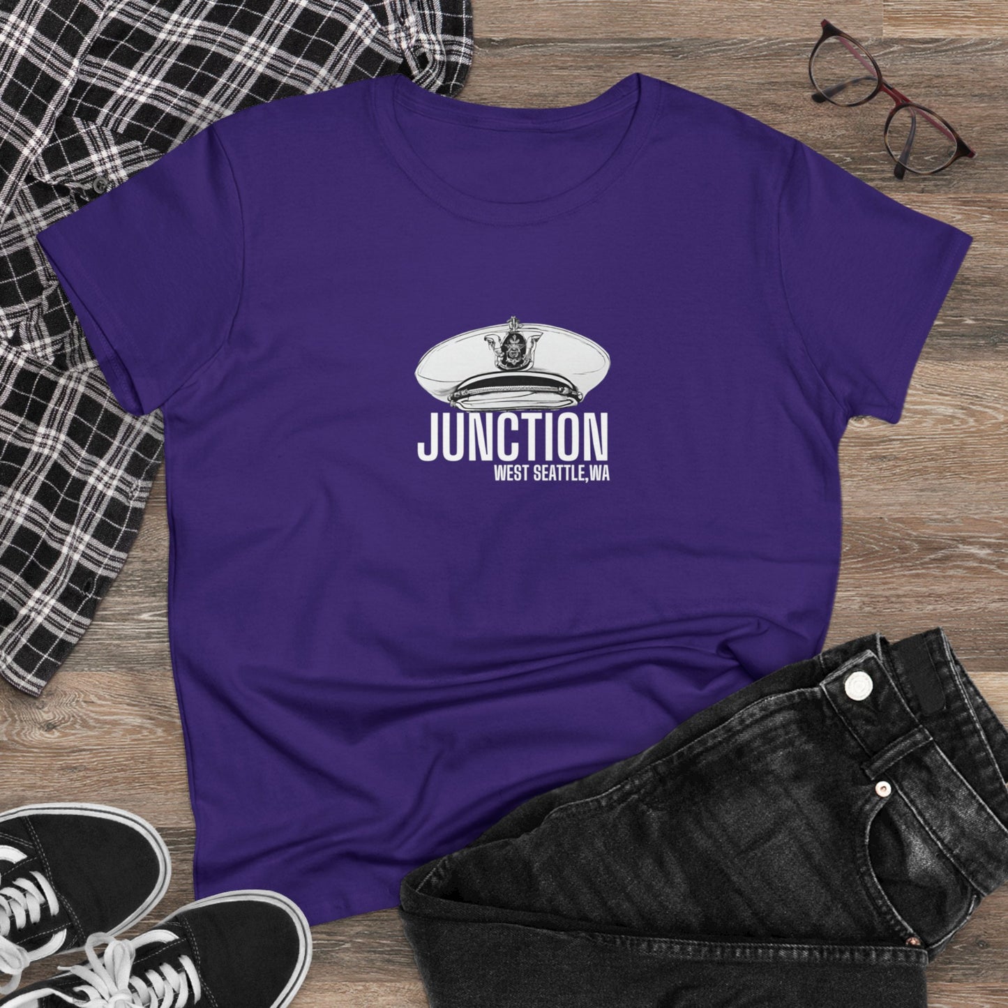 Admiral Junction Women's Midweight Cotton Tee