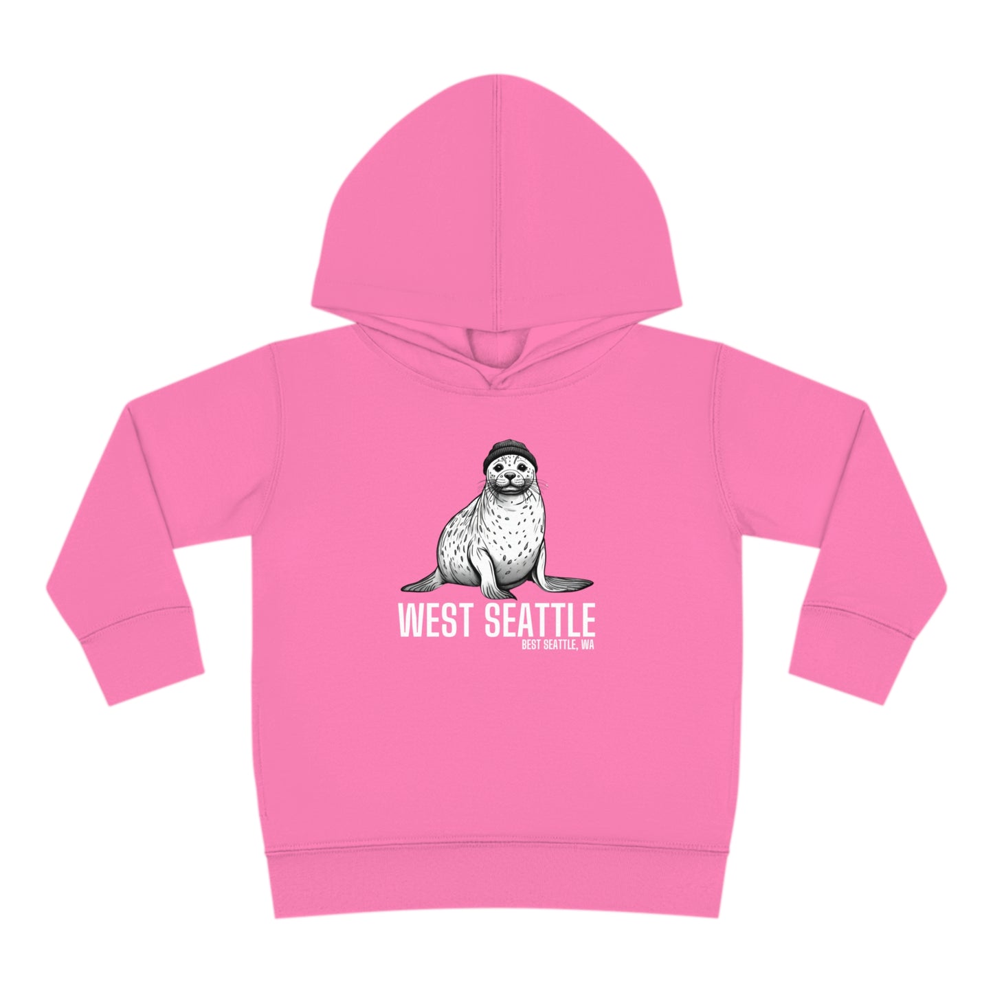 West Seattle Harbor Seal Toddler Pullover Fleece Hoodie