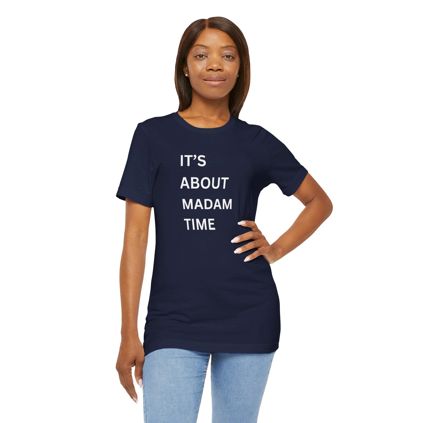 It’s About Madam Time Jersey Short Sleeve Tee