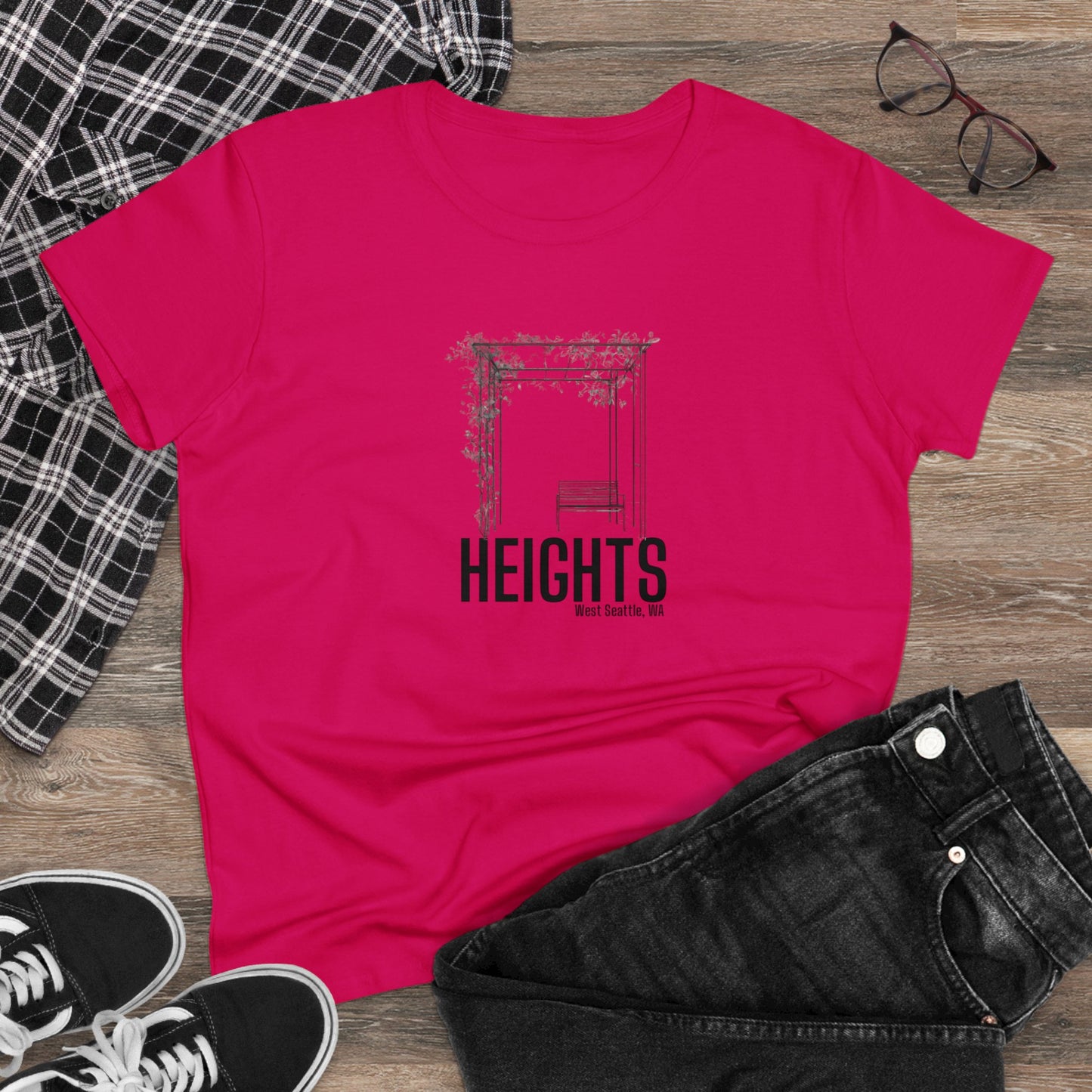 Arbor Heights Women's Midweight Cotton Tee