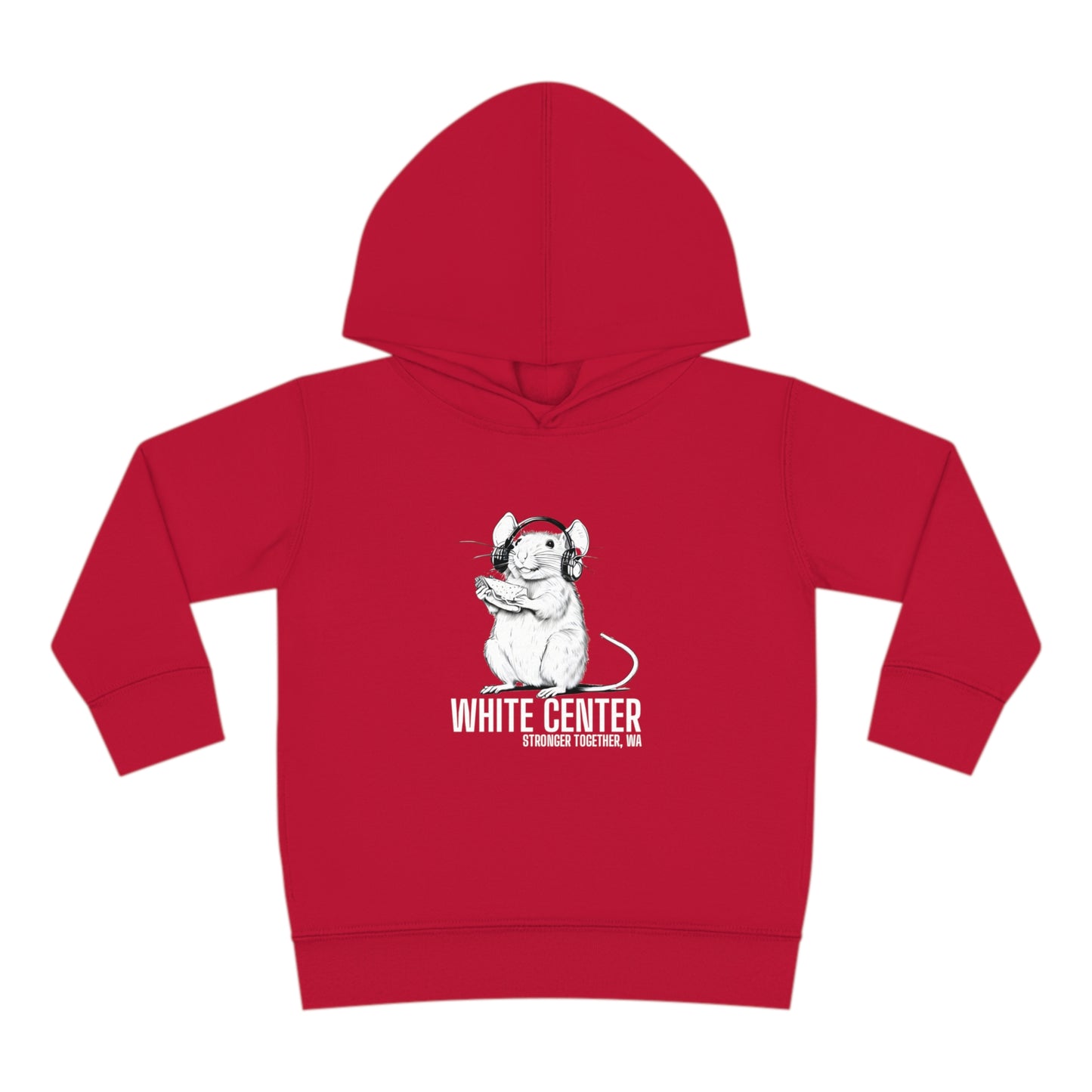 White Center, WA Toddler Pullover Fleece Hoodie