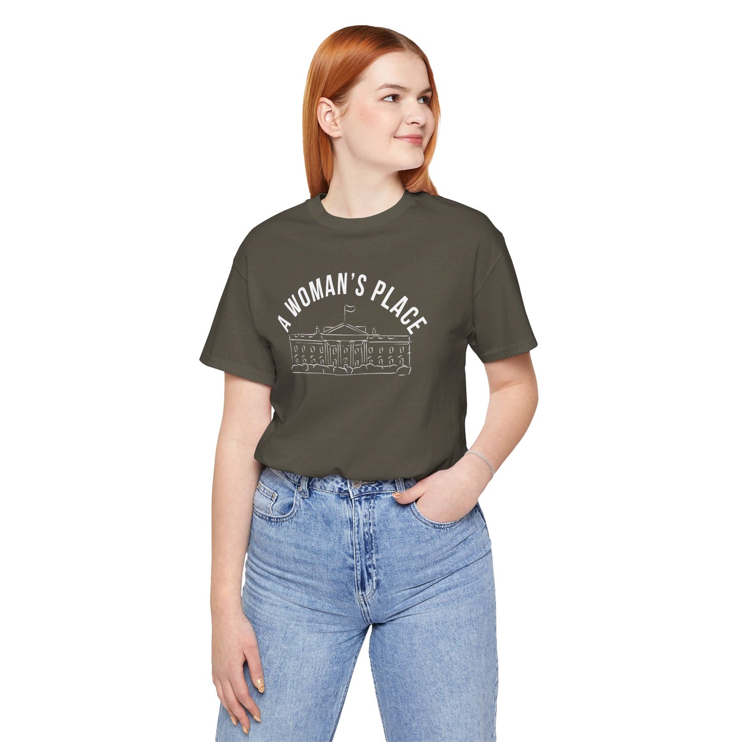 A Woman’s Place Jersey Short Sleeve Tee