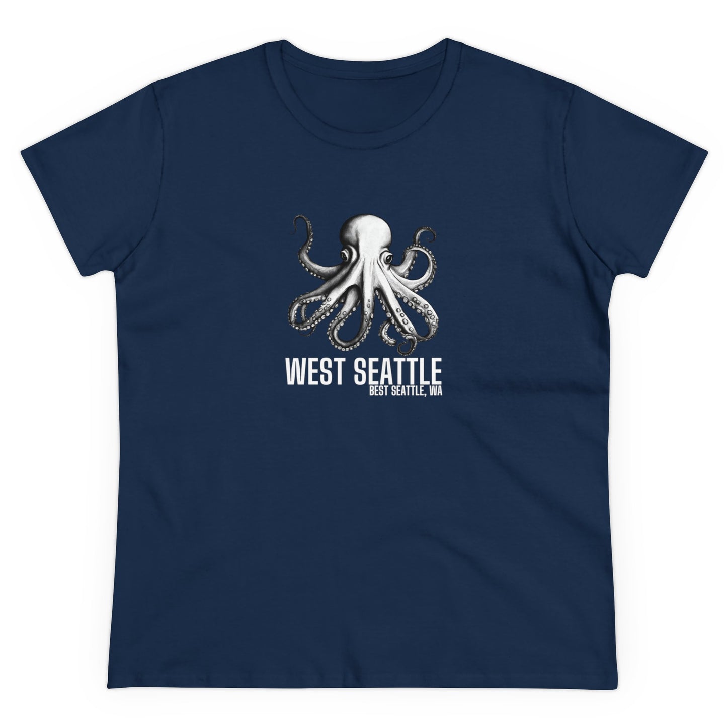 West Seattle Best Seattle Women's Midweight Cotton Tee