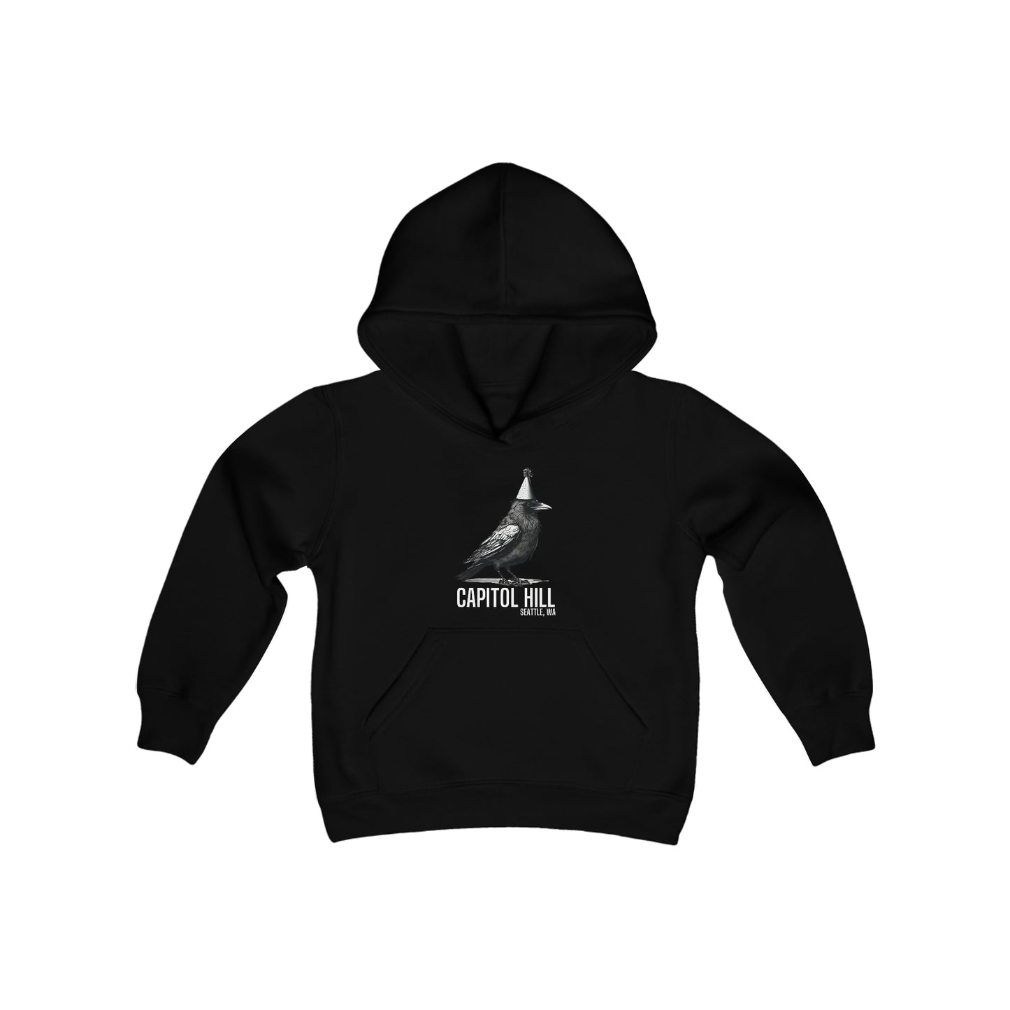 Capitol Hill Seattle Youth Heavy Blend Hooded Sweatshirt