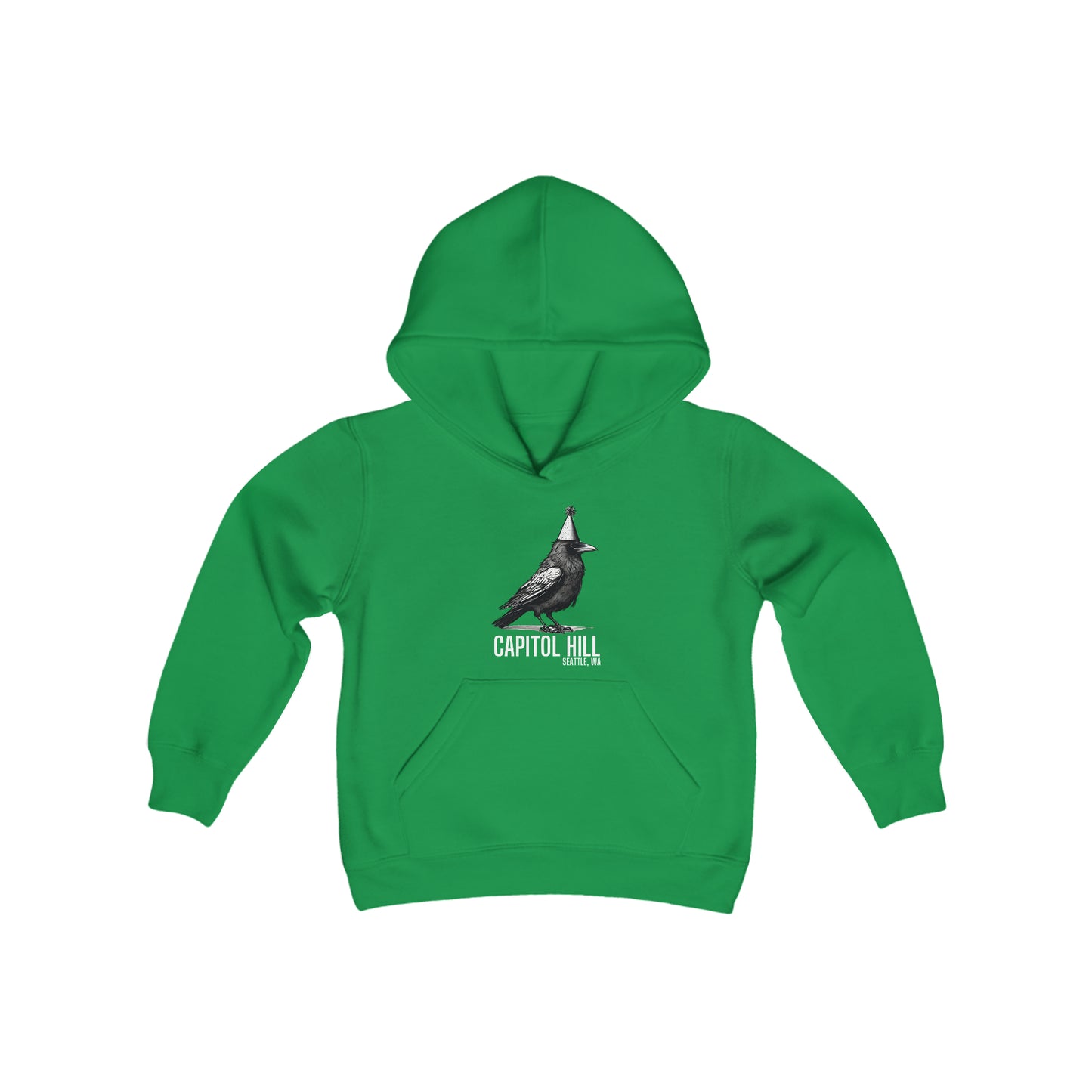 Capitol Hill Seattle Youth Heavy Blend Hooded Sweatshirt