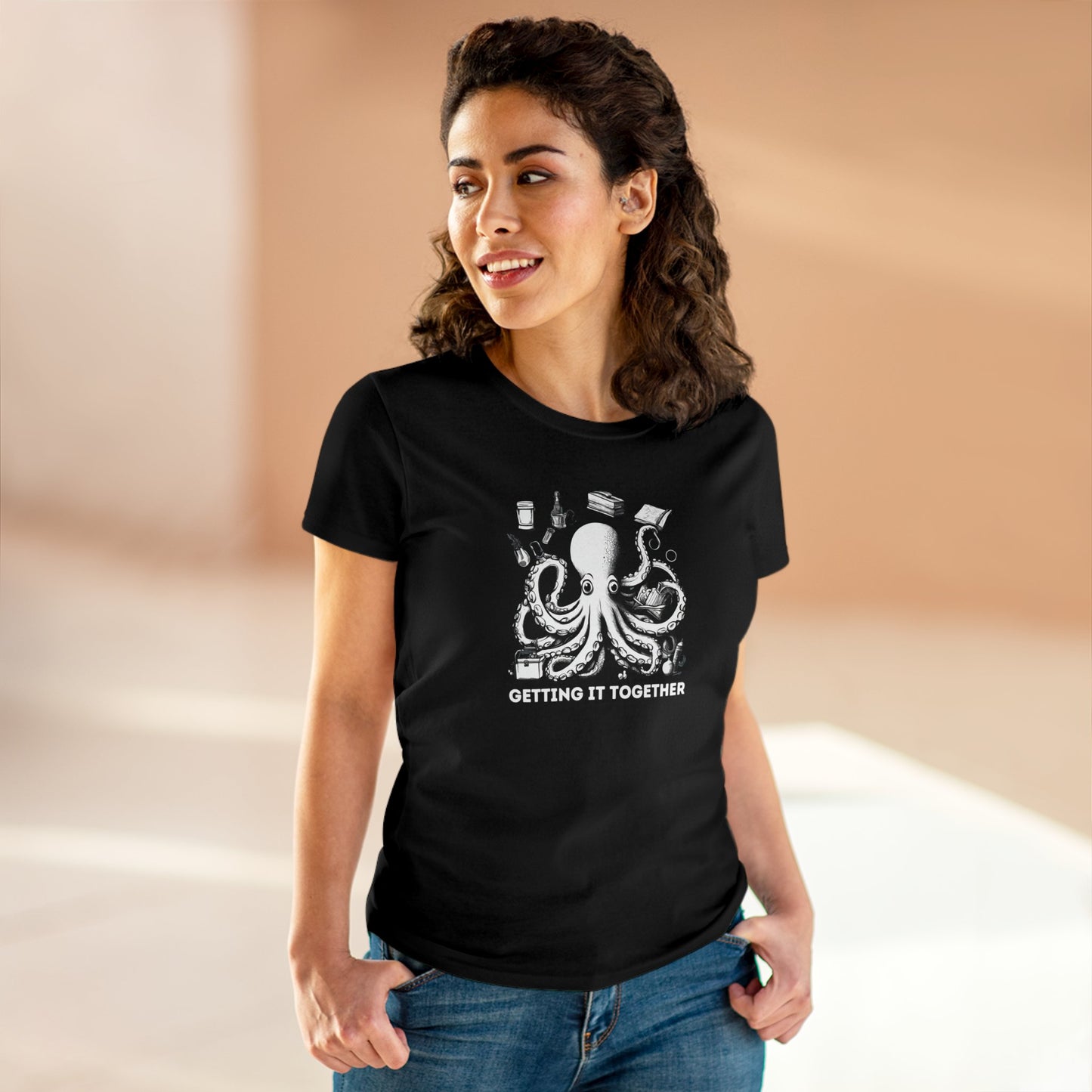 Getting It Together Women's Midweight Cotton Tee