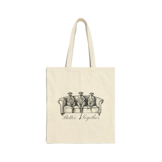 Better Together Cotton Canvas Tote Bag