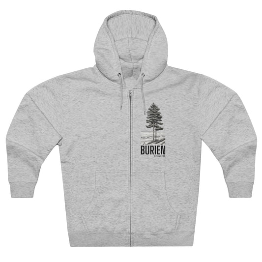 Burien WA Unisex Zip Hoodie