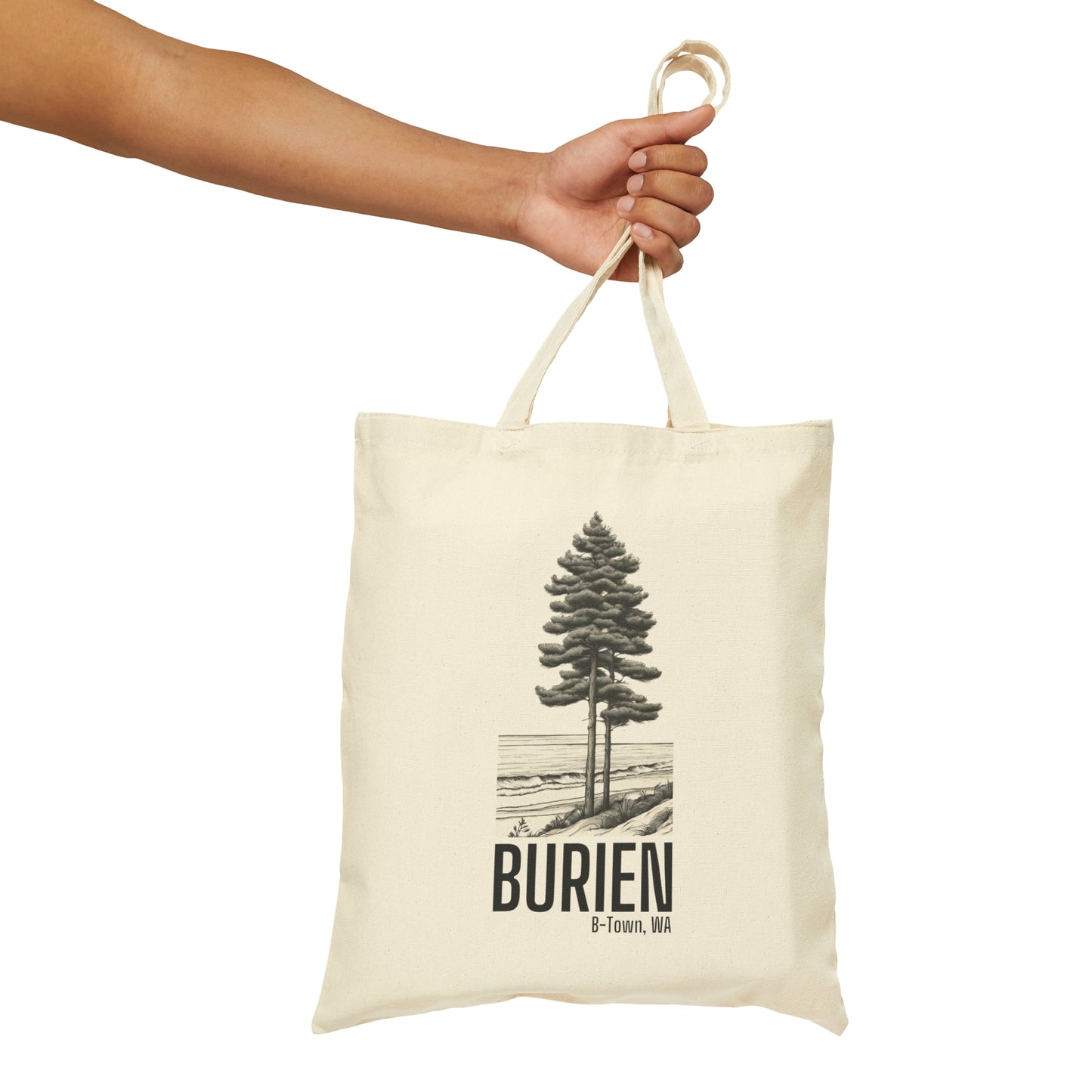 Burien WA Cotton Canvas Tote Bag