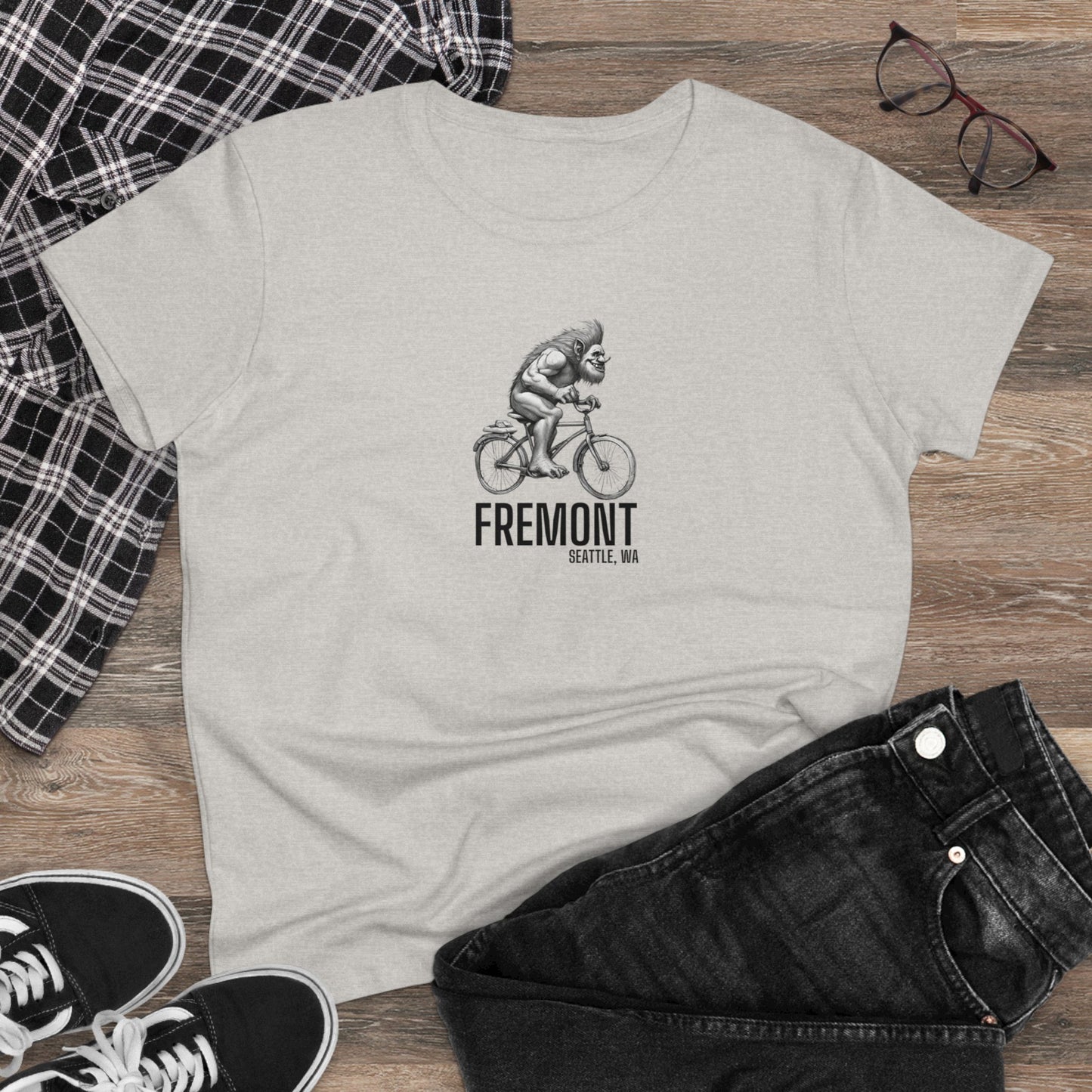 Fremont Seattle Women's Midweight Cotton Tee