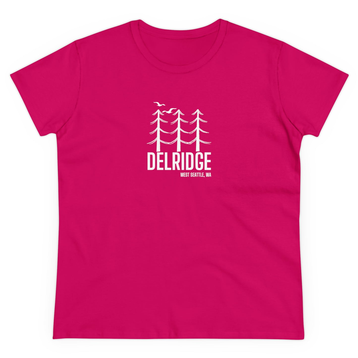 Delridge West Seattle Women's Midweight Cotton Tee