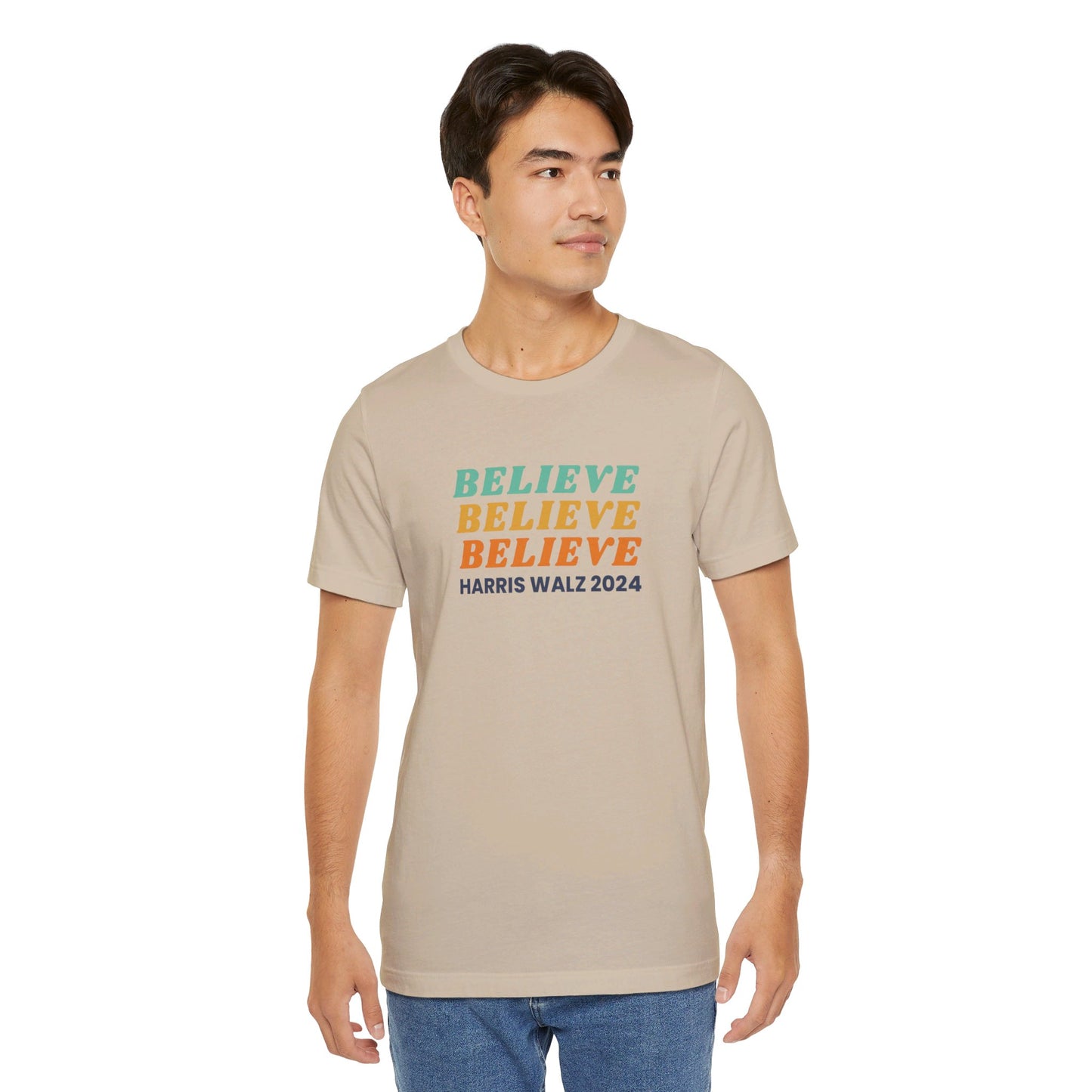 Believe Harris Walz Jersey Short Sleeve Tee