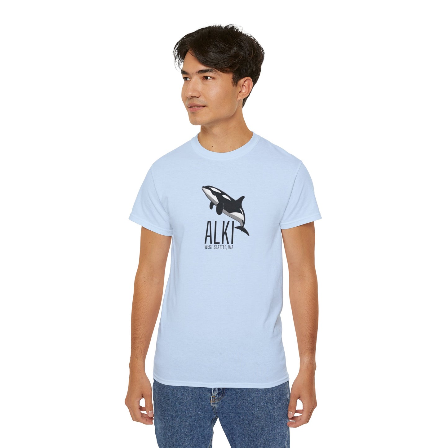 Alki West Seattle Orca Ultra Cotton Tee