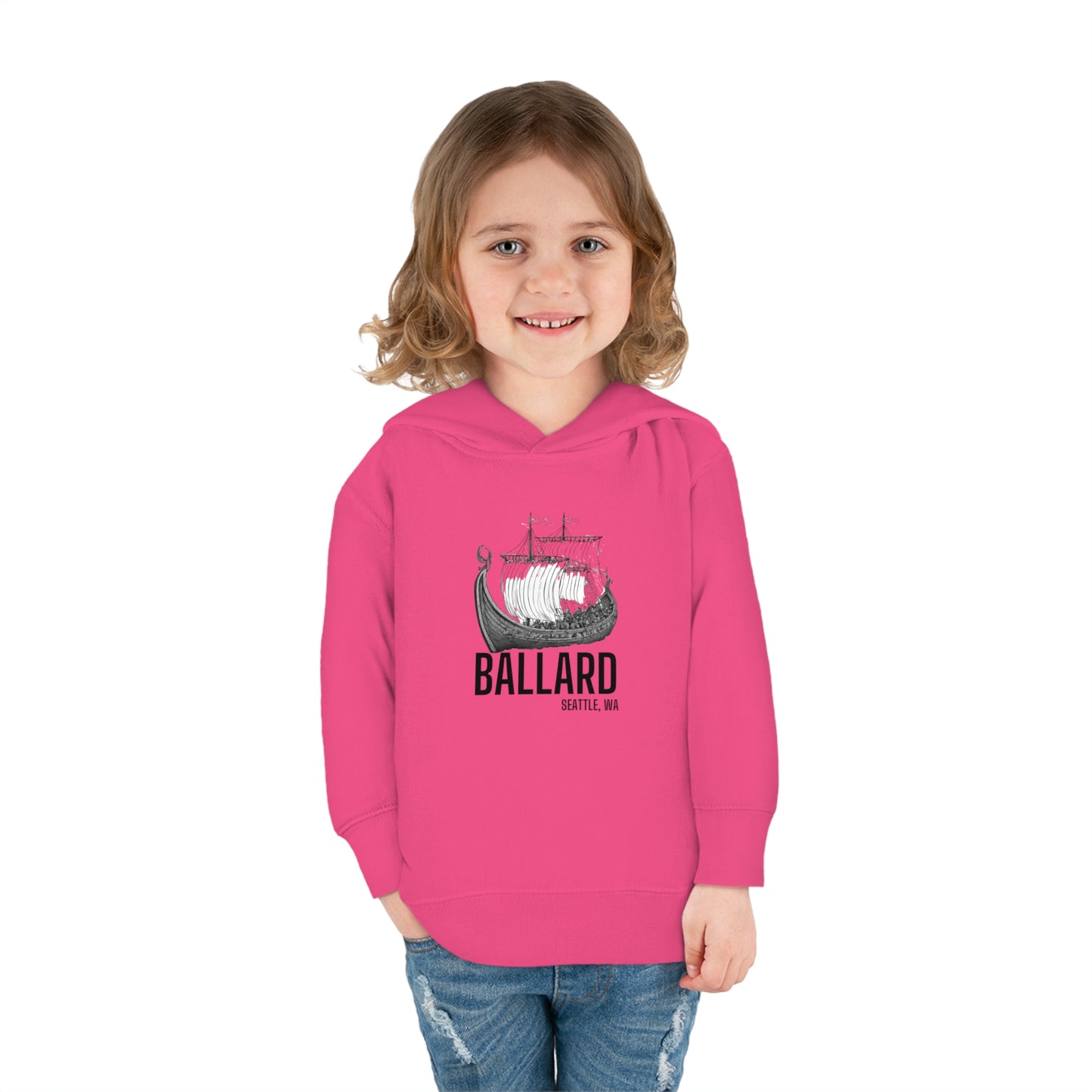 Ballard Seattle Toddler Pullover Fleece Hoodie