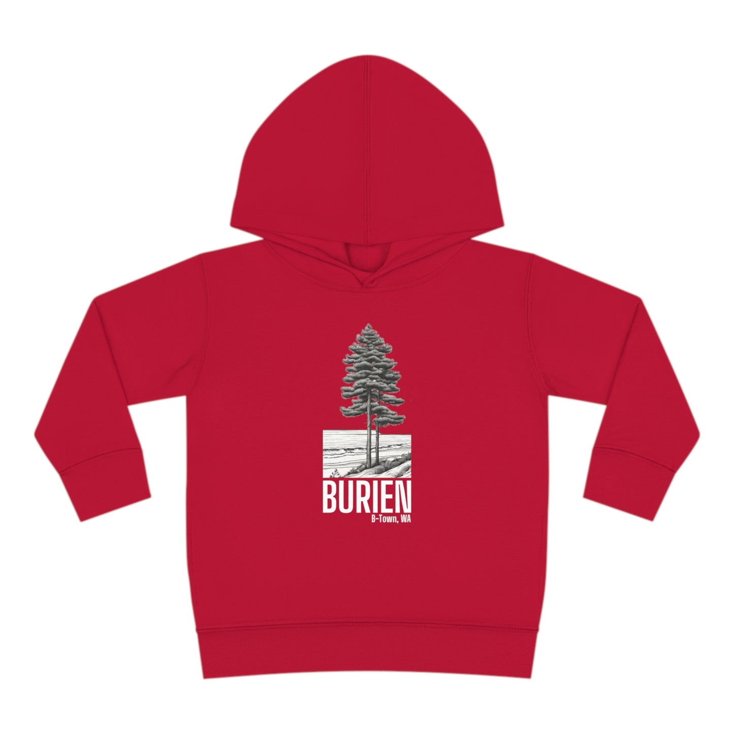 Burien WA Toddler Pullover Fleece Hoodie