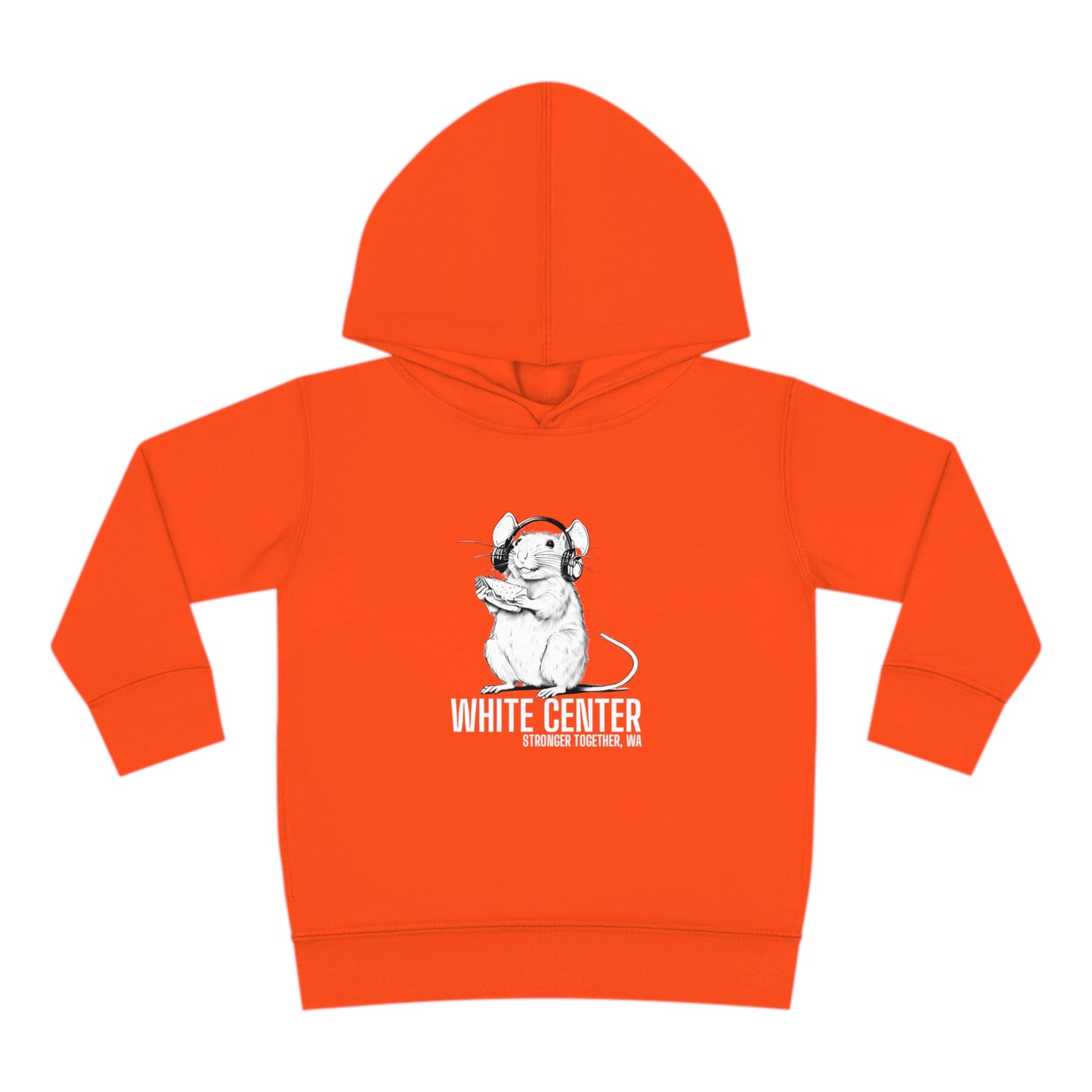 White Center, WA Toddler Pullover Fleece Hoodie