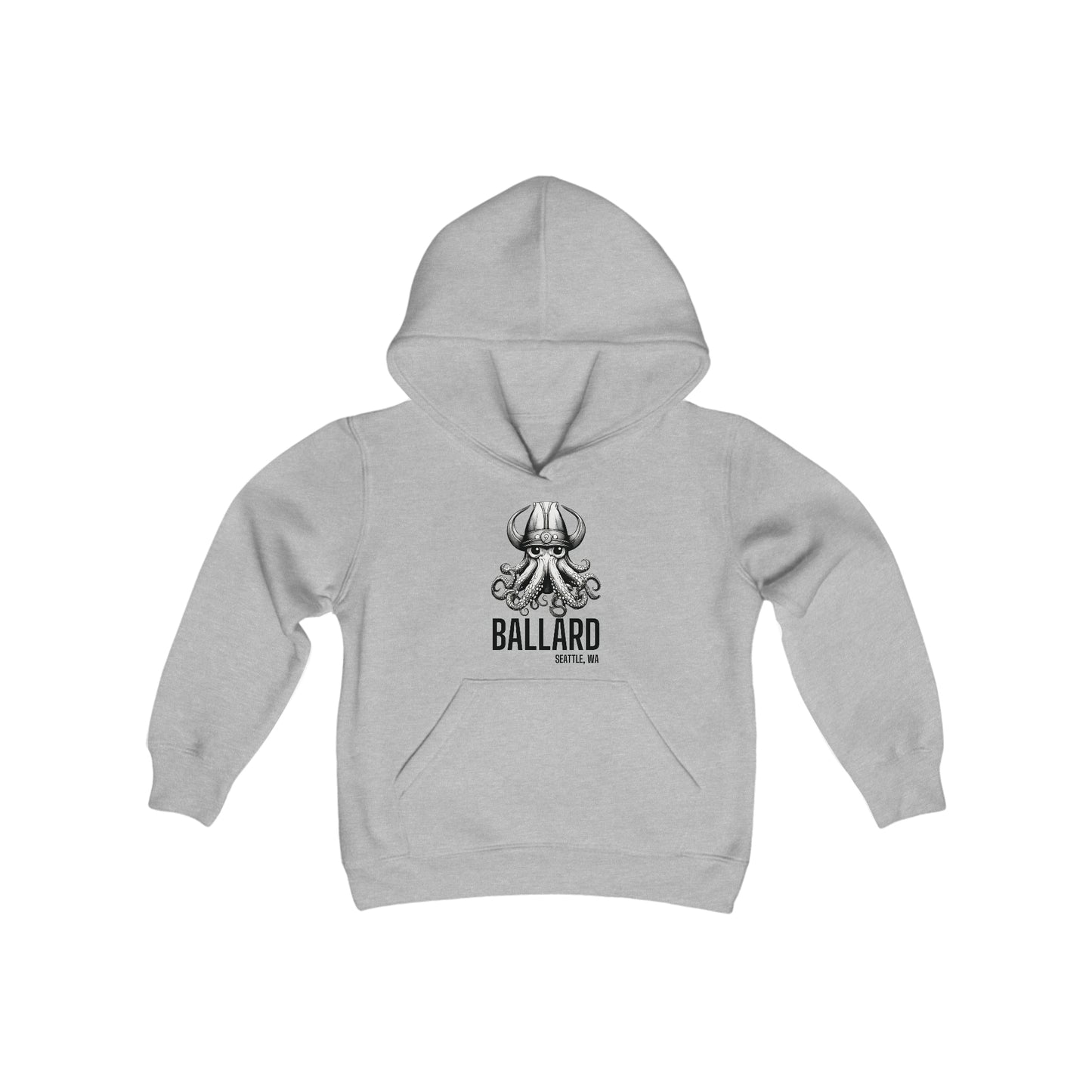 Ballard Octopus Youth Heavy Blend Hooded Sweatshirt