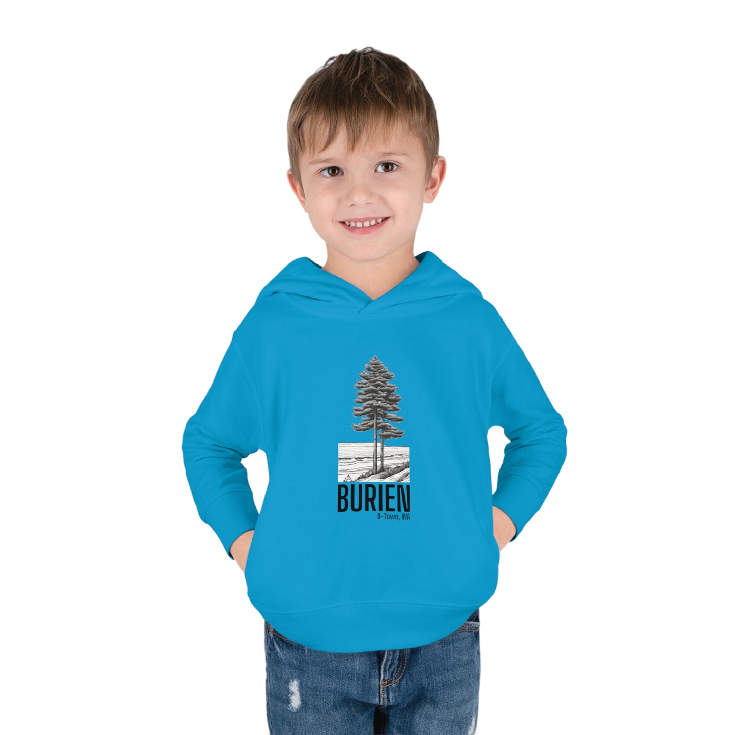 Burien WA Toddler Pullover Fleece Hoodie