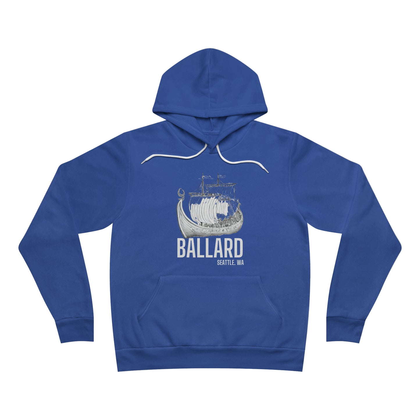 Ballard Seattle Viking Ship Pullover Hoodie