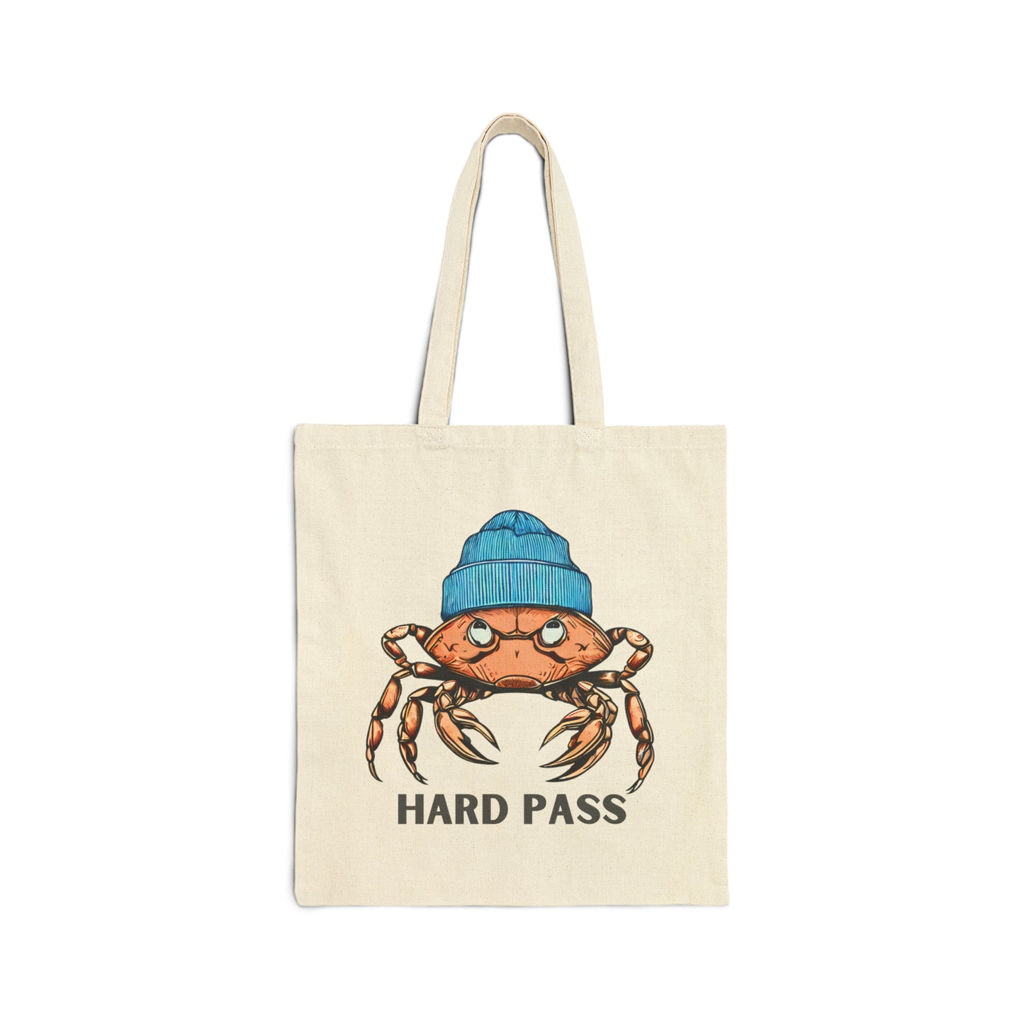 Hard Pass Cotton Canvas Tote Bag