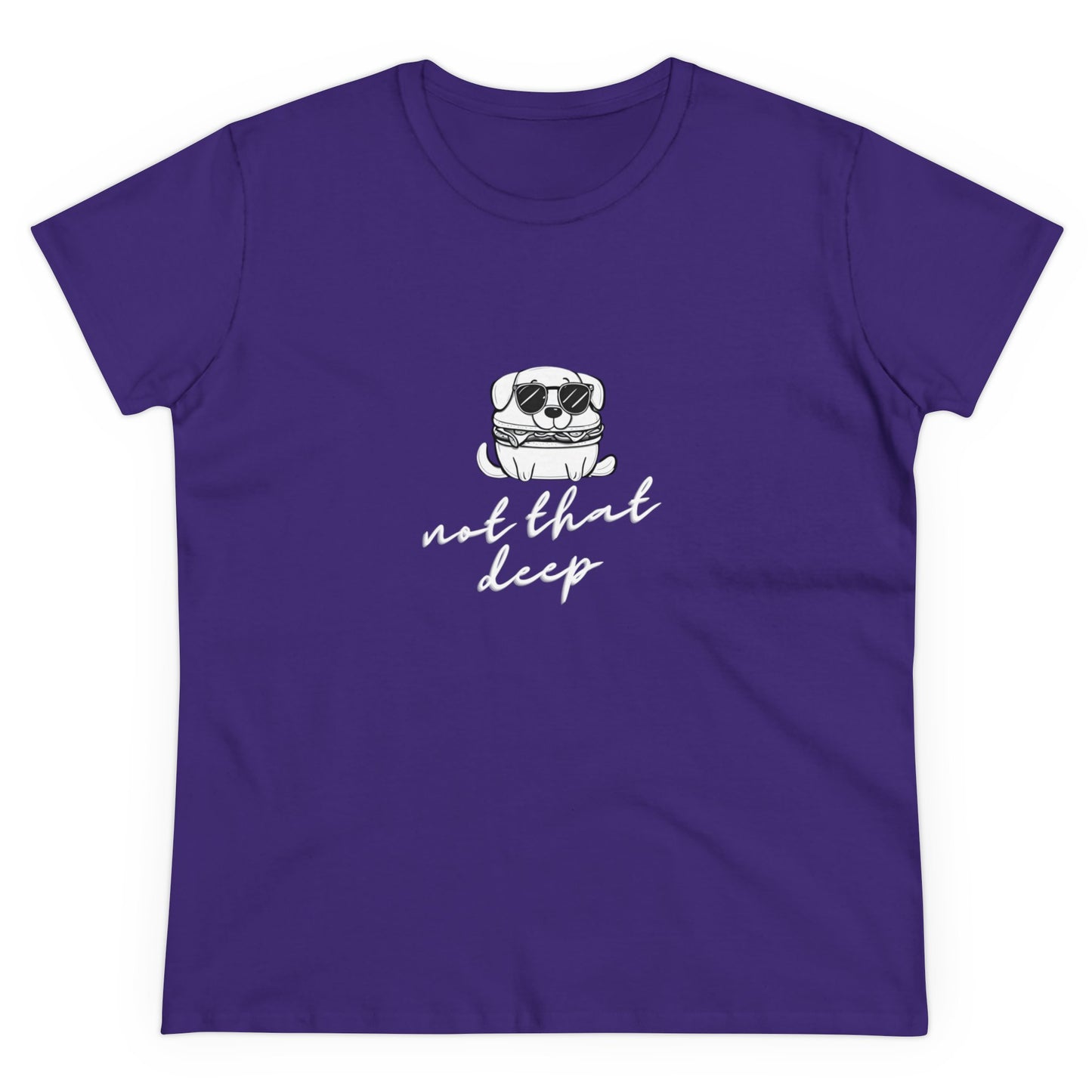 Not that deep Women's Midweight Cotton Tee