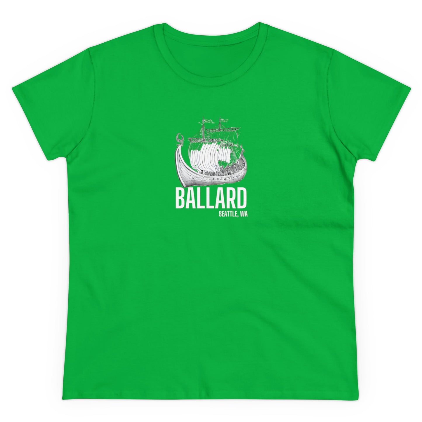 Ballard Seattle Women's Midweight Cotton Tee