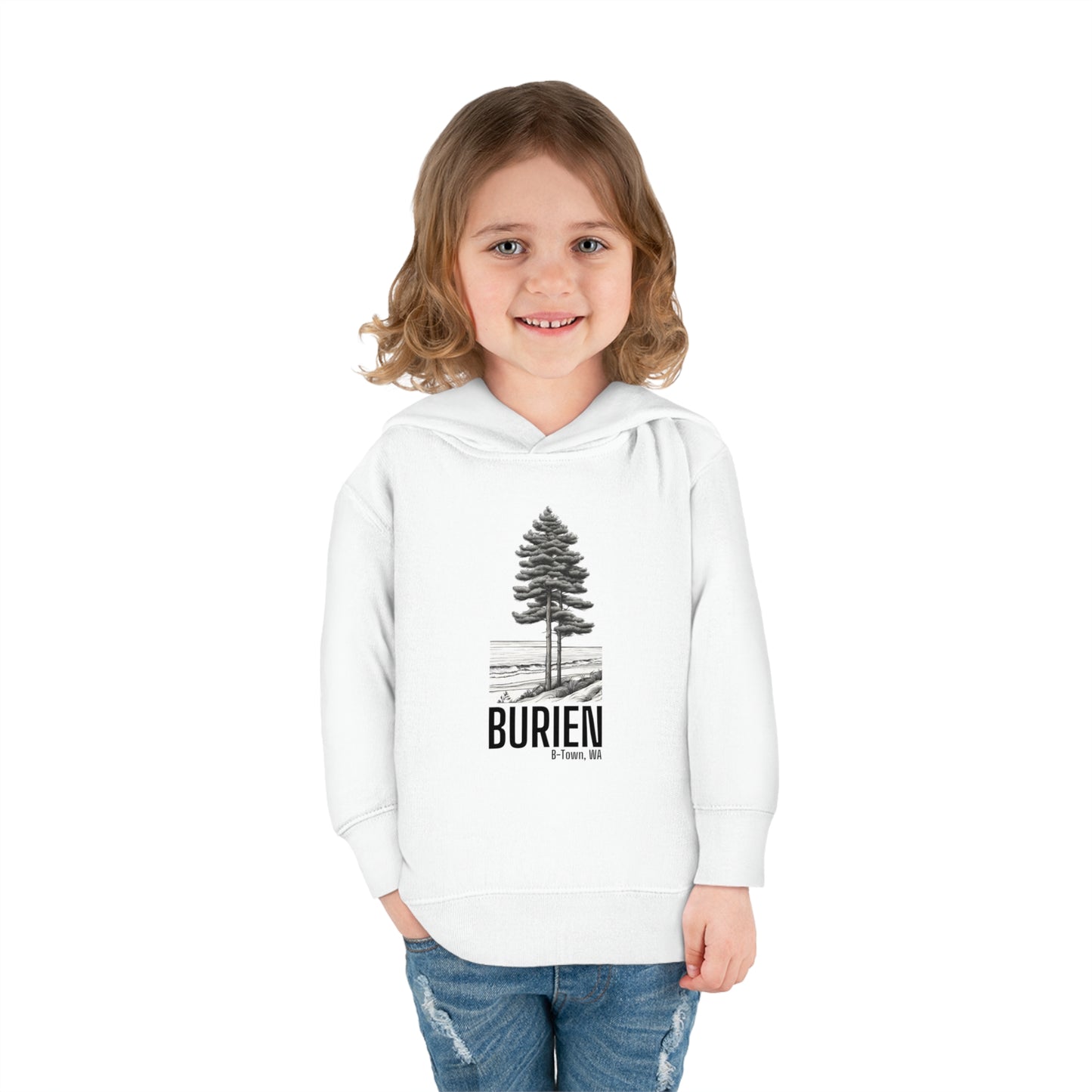 Burien WA Toddler Pullover Fleece Hoodie