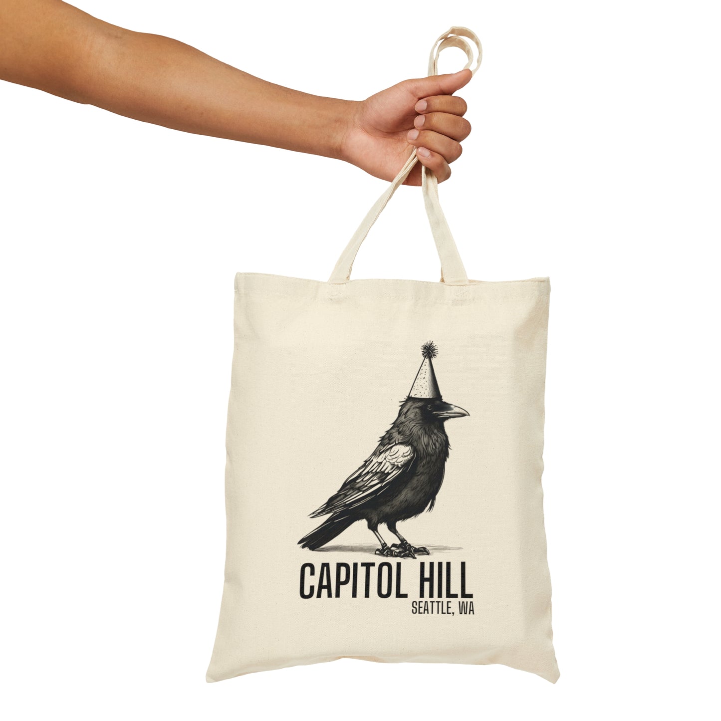 Capitol Hill Seattle Cotton Canvas Tote Bag