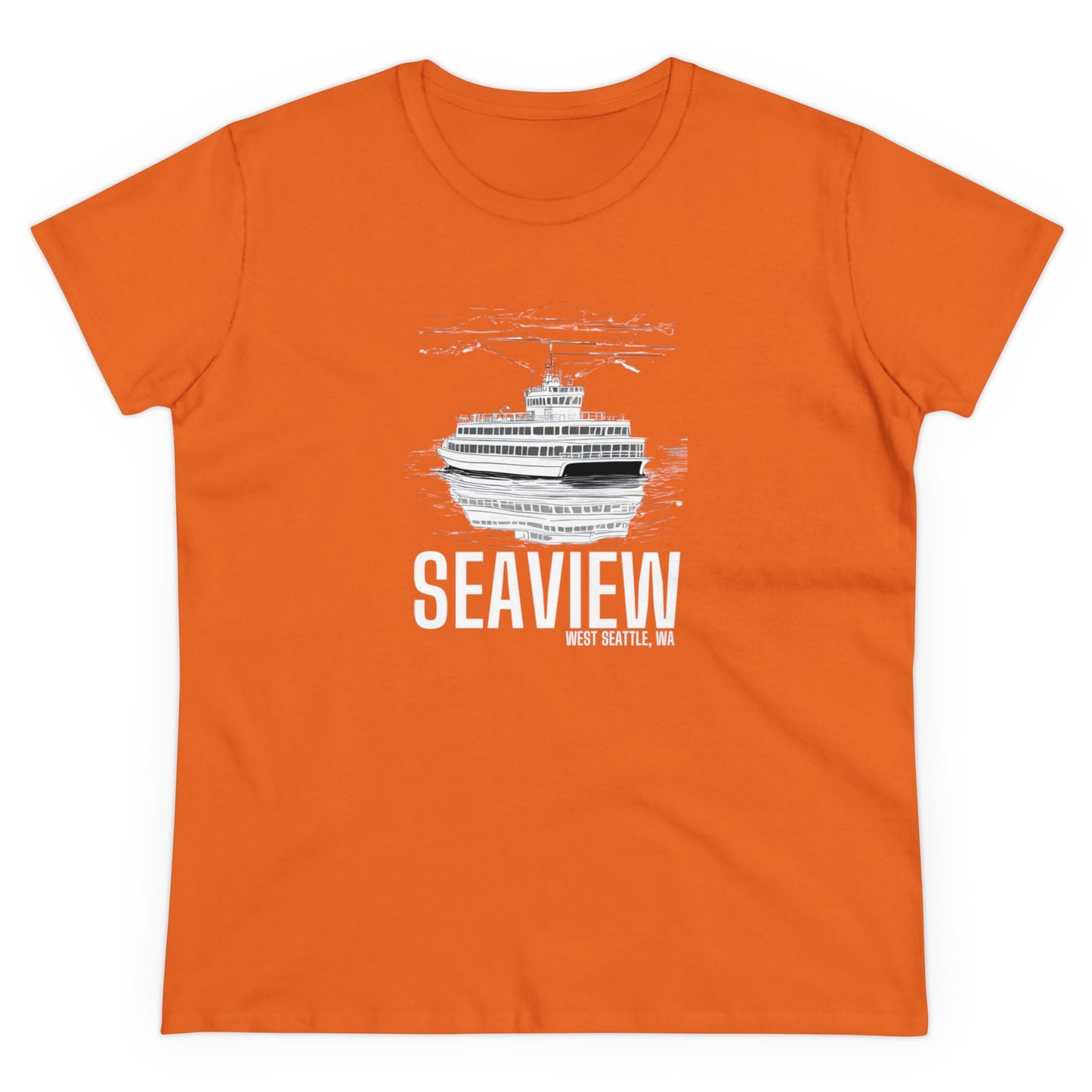 Seaview West Seattle Women's Midweight Cotton Tee