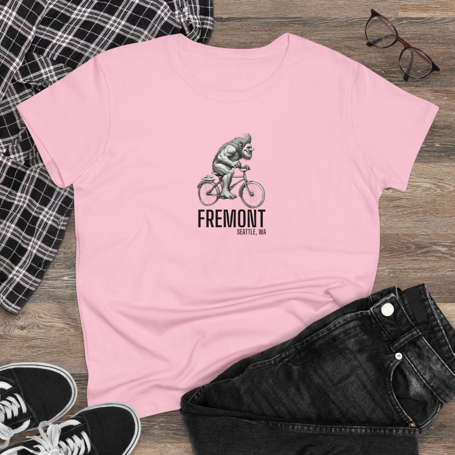 Fremont Seattle Women's Midweight Cotton Tee