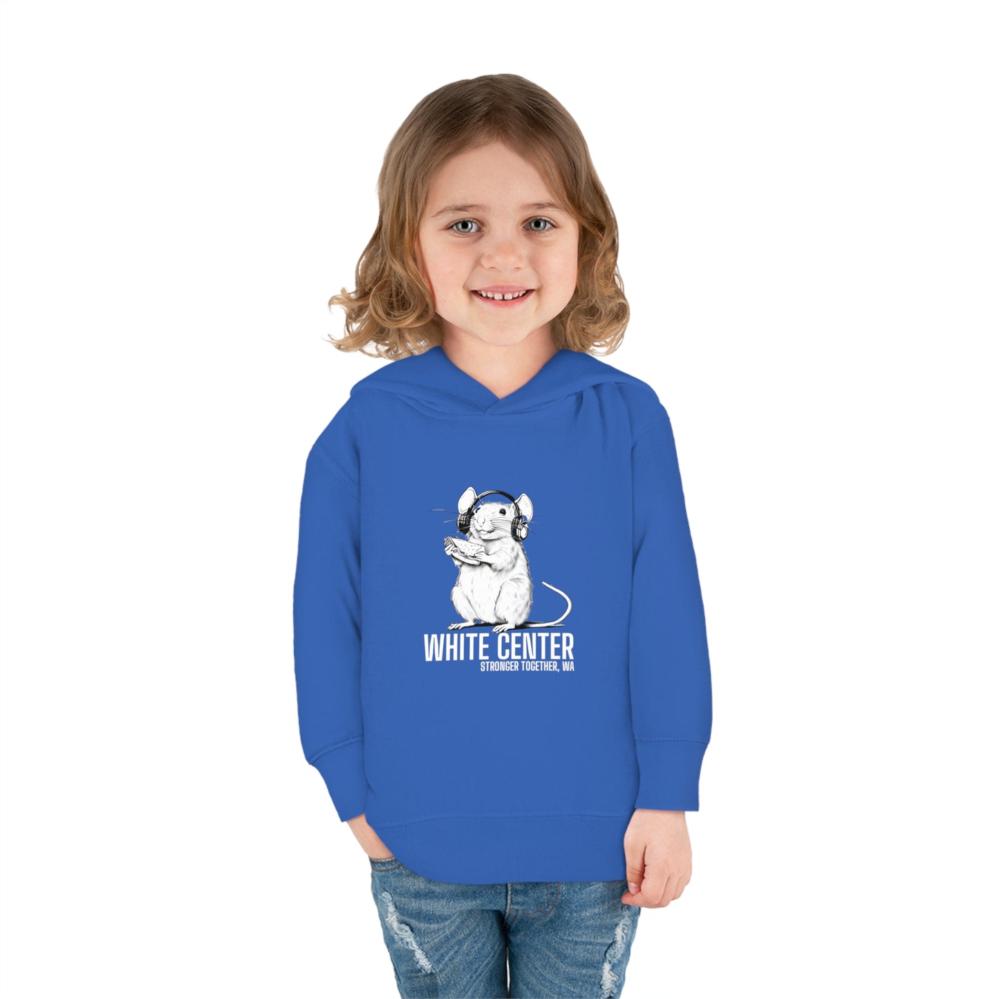 White Center, WA Toddler Pullover Fleece Hoodie