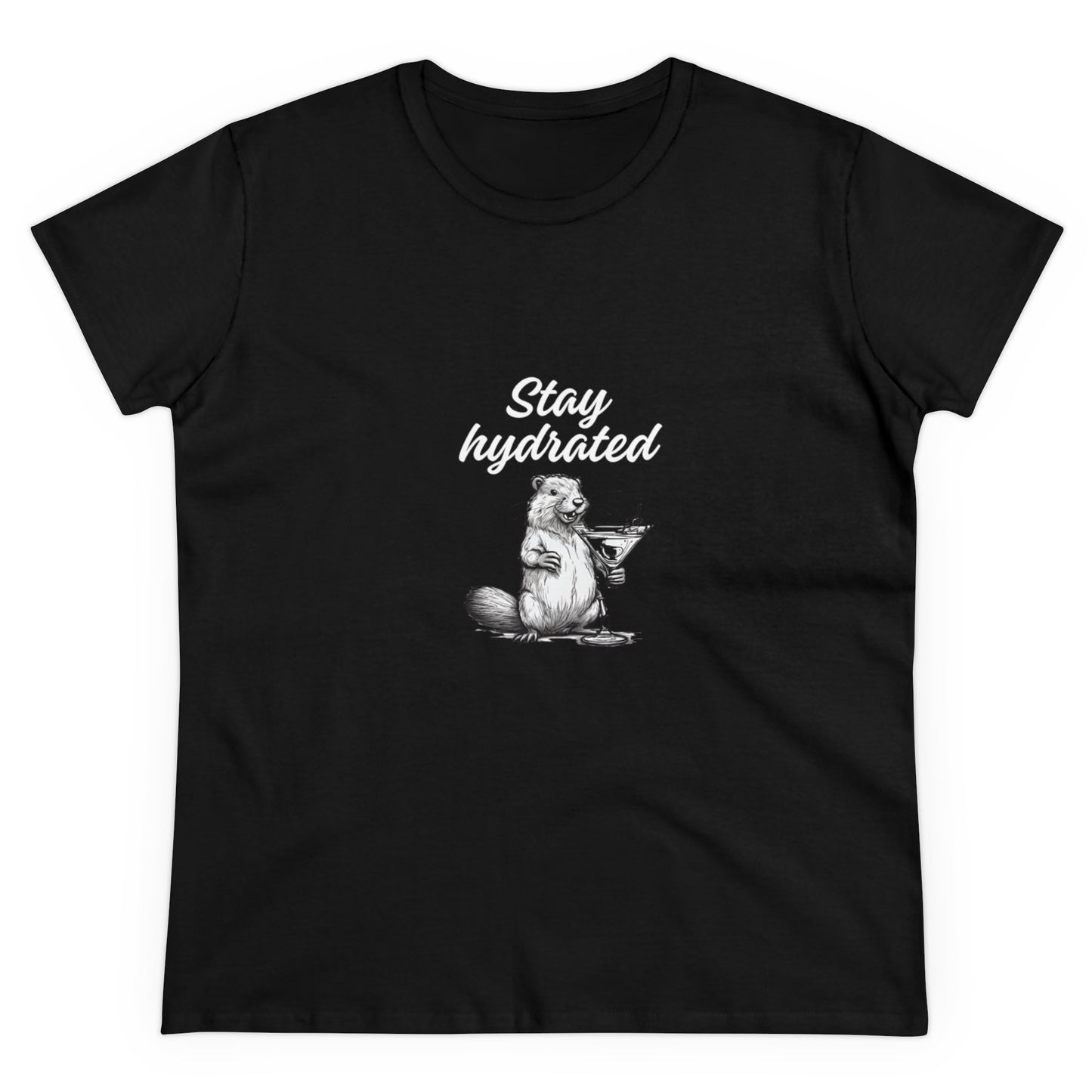 Stay Hydrated Women's Midweight Cotton Tee