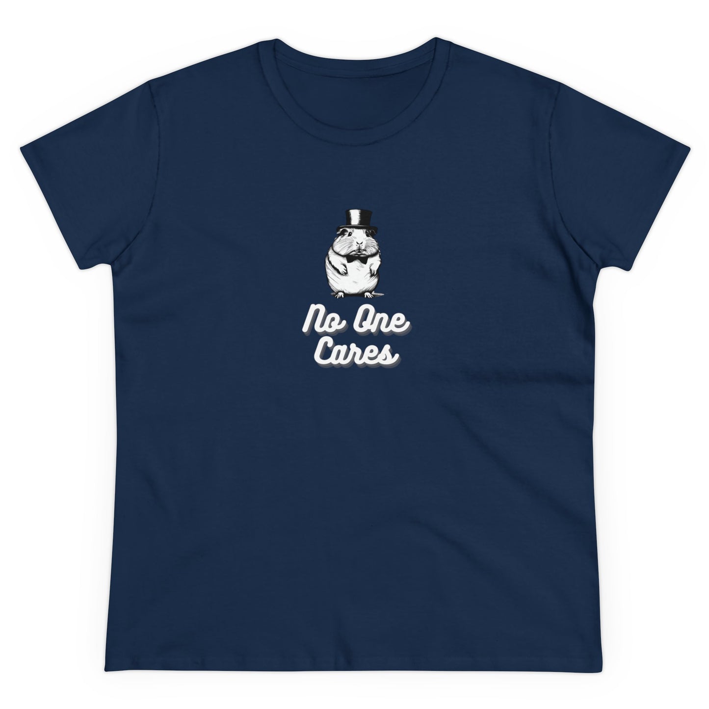 No One Cares Women's Midweight Cotton Tee